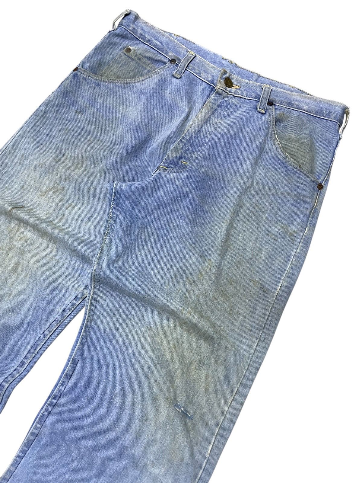Lee × Vintage Vintage 60s 70s Lee Riders Muddy Jeans Size US 32 / EU 48 - 3 Thumbnail