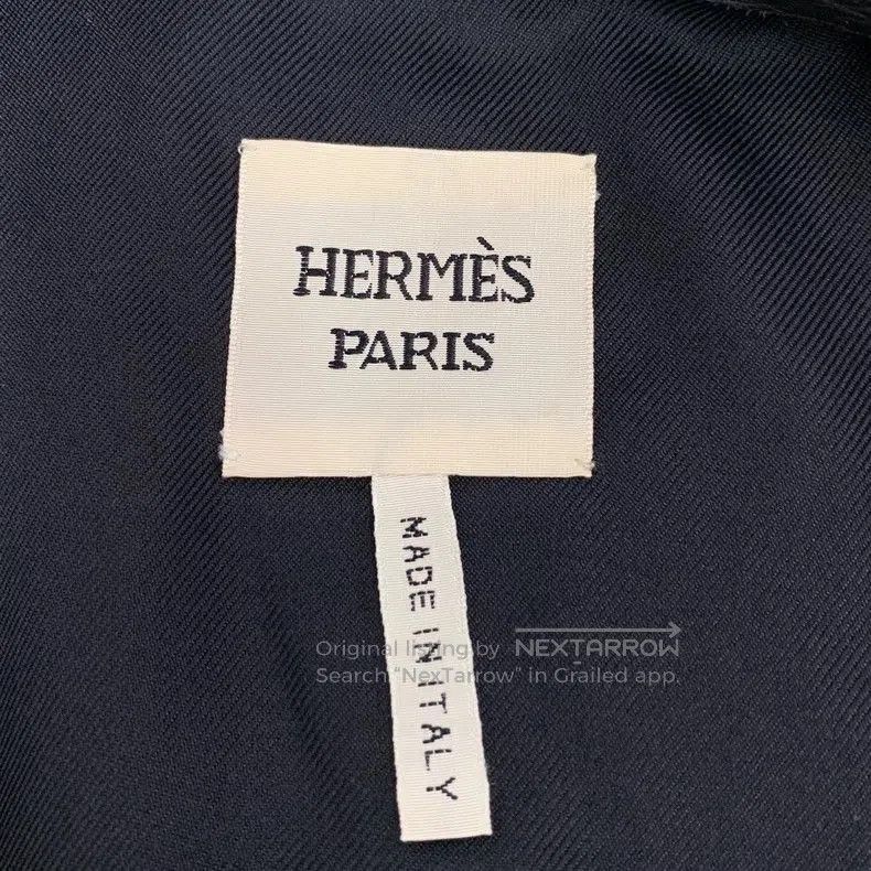 Hermes Hermes Black Deer Leather Belt Buckle Jacket. Size US XXS / EU 40 - 5 Thumbnail