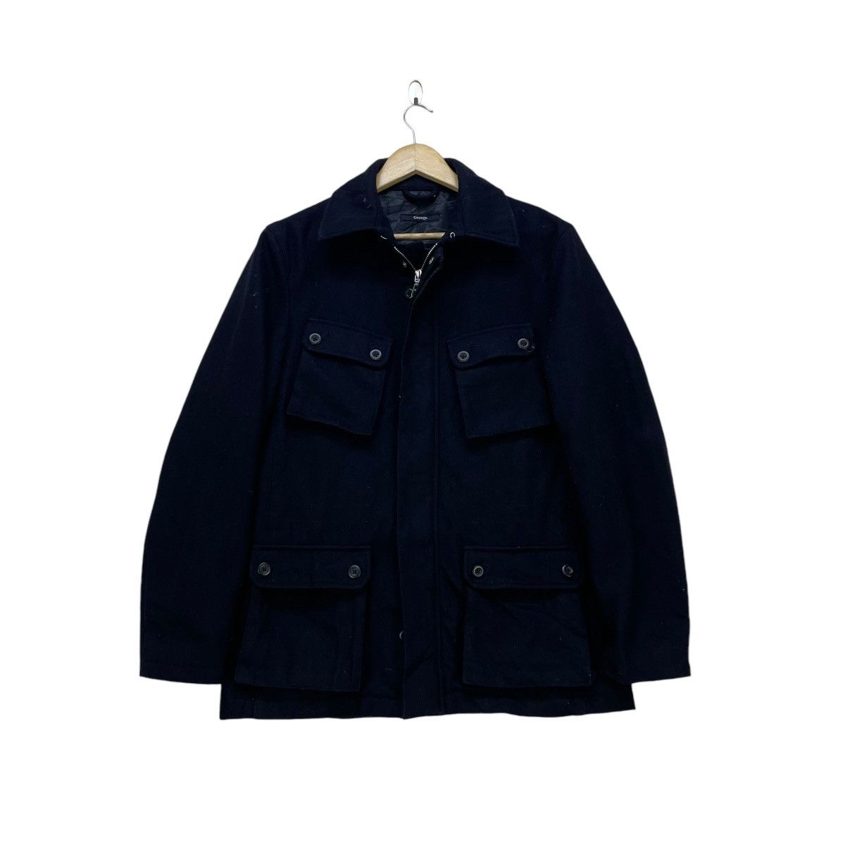 George Vintage Japanese Brand George Military Jacket Made In Japan Size US M / EU 48-50 / 2 - 2 Thumbnail