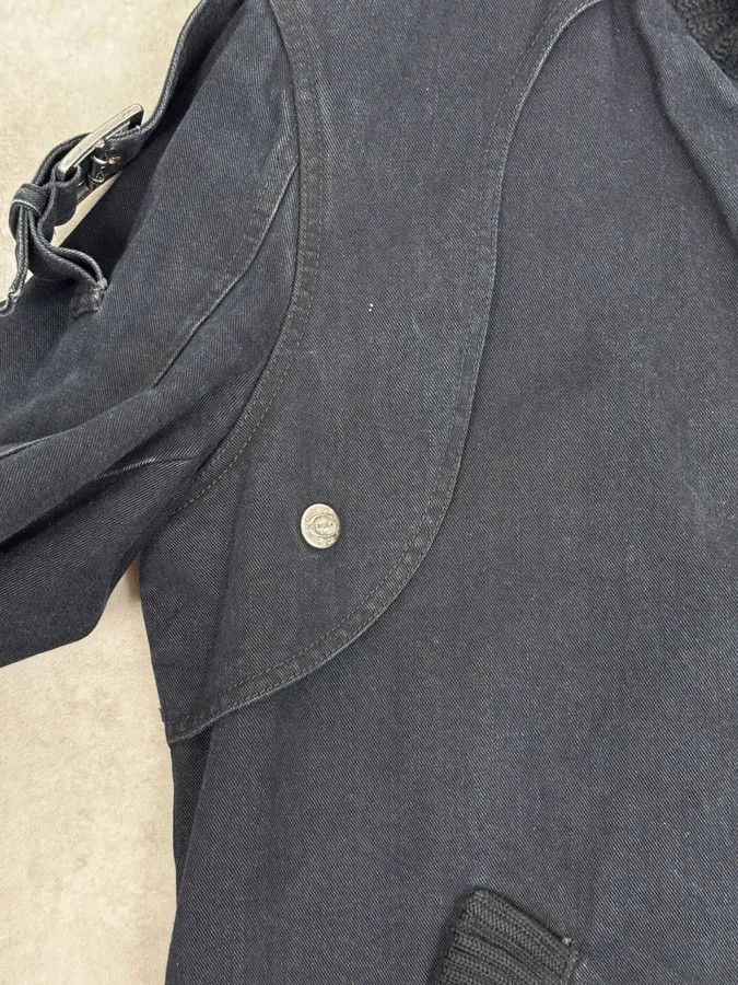 Just Cavalli AW2004 Cavalli Dark Navy Astro Bomber Jacket Size US L / EU 52-54 / 3 - 11 Thumbnail