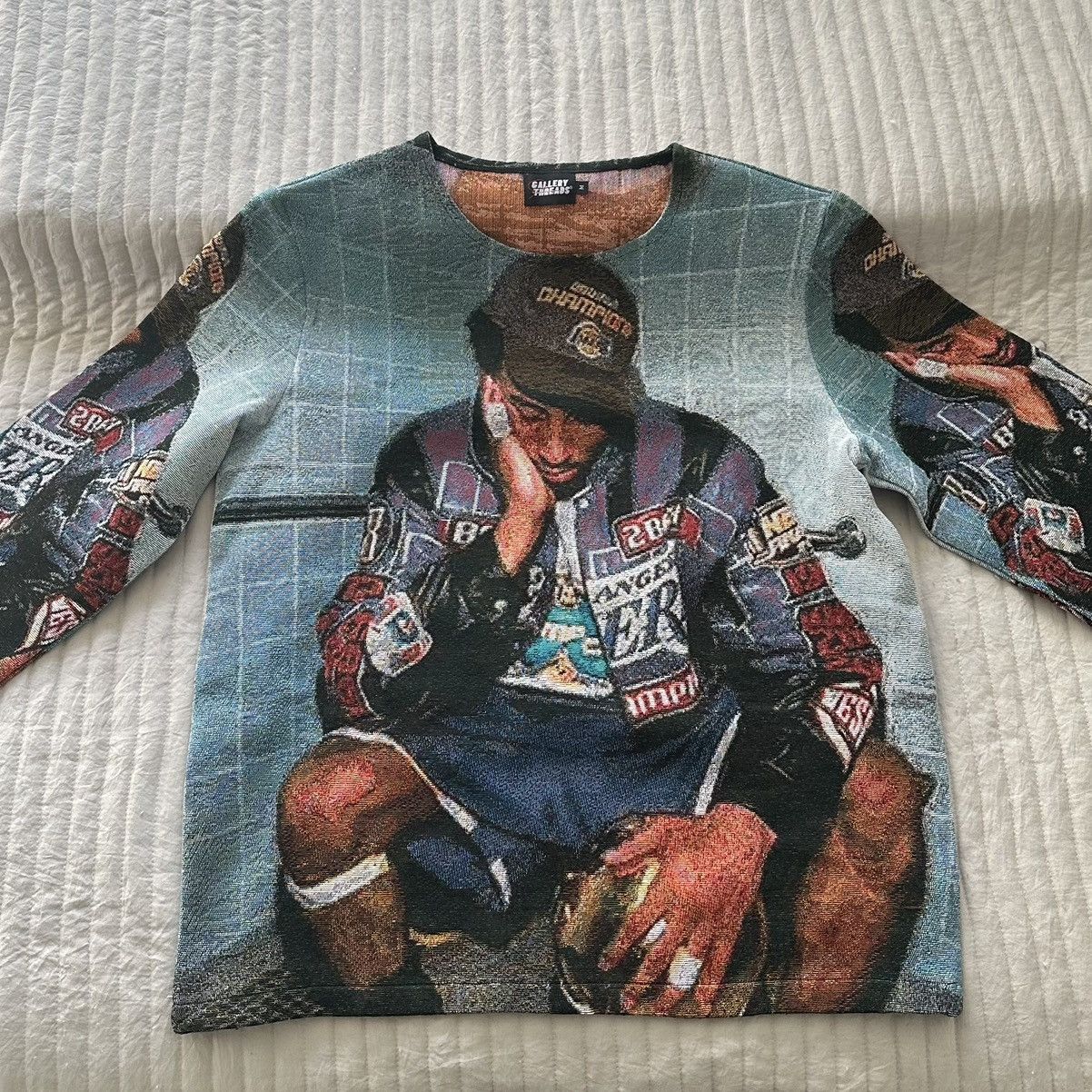 Other Gallery Threads 2001 Kobe Bryant TROPHY WOVEN SWEATER Size US M / EU 48-50 / 2 - 1 Thumbnail