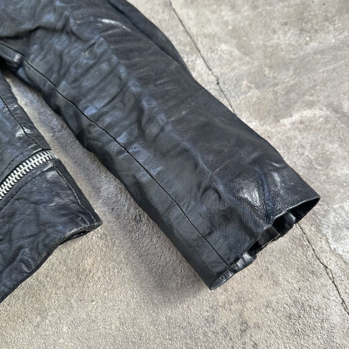 Allsaints Vintage AllSaints Leather Jacket Biker very Rare Women Size S / US 4 / IT 40 - 8 Thumbnail