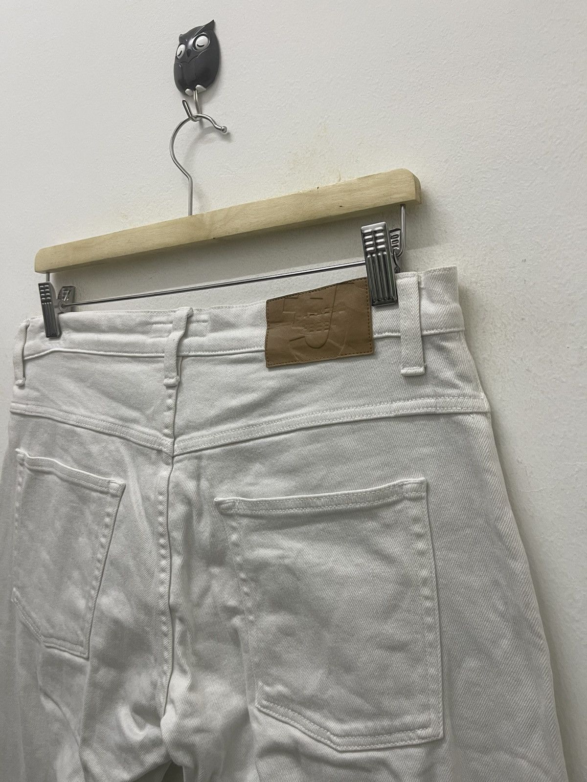 Jil Sander × Uniqlo Rare +J Jil Sander x Uniqlo Selvedge White Denim Size US 31 - 4 Thumbnail