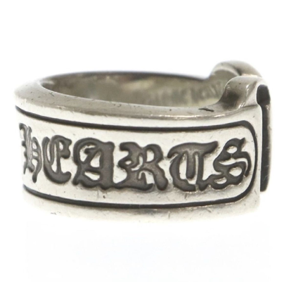 Chrome Hearts Chrome Hearts large SCROLL LABEL ring Size ONE SIZE - 4 Thumbnail