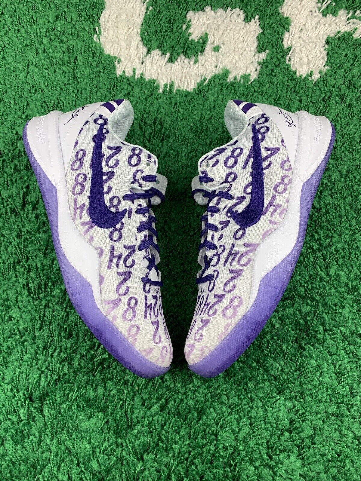 image of Nike Kobe 8 Protro Gs Court Purple Size 6Y Women’S Size 7.5 Shoes, Women's