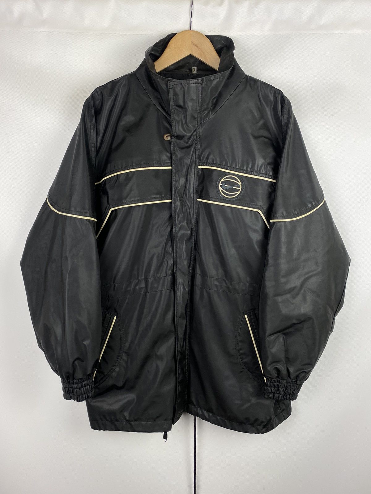 Nike × Vintage VTG Nike basketball logo bomber jacket Size US L / EU 52-54 / 3 - 1 Thumbnail