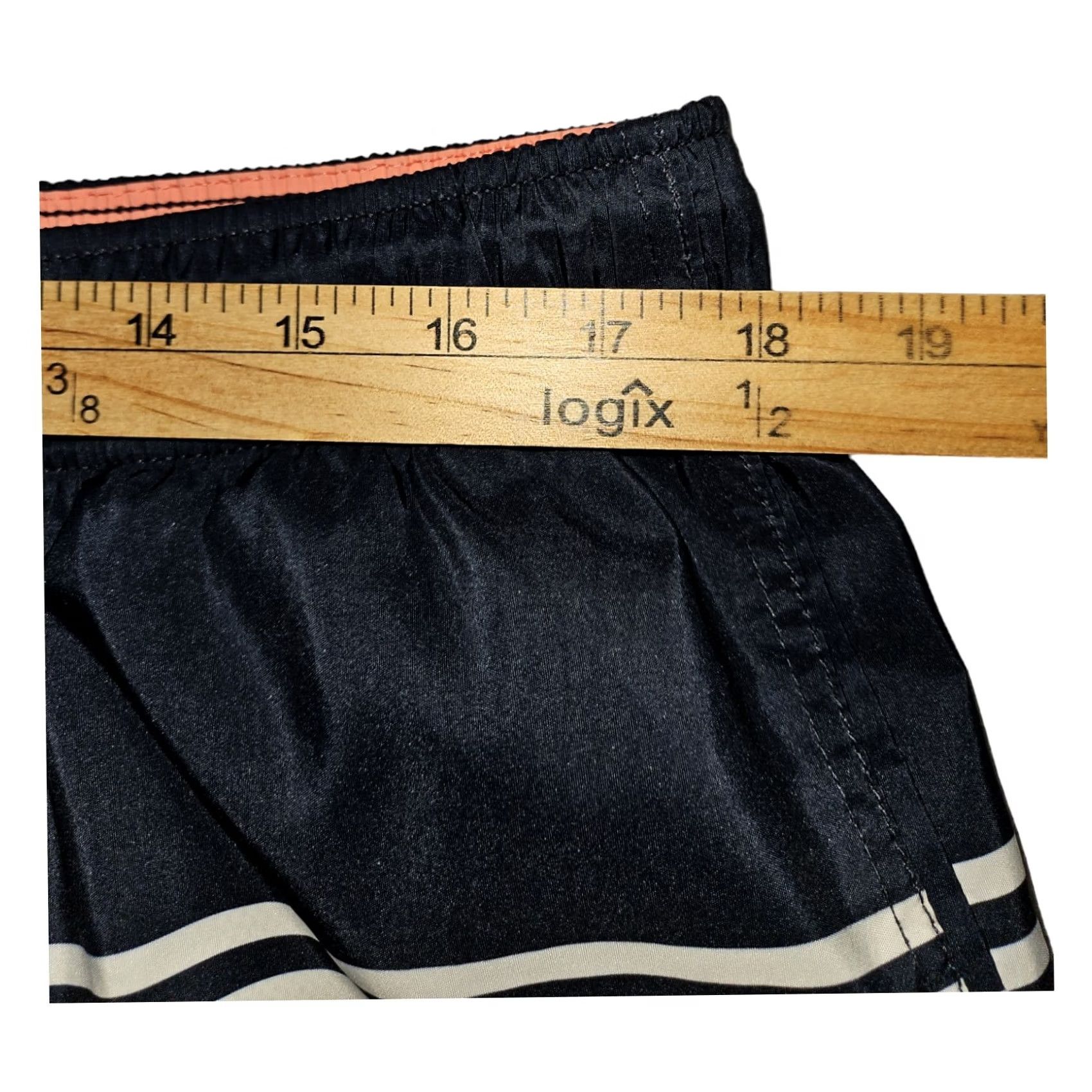 Nautica Nautica Swim Trunks Mens Large Blue Striped Beach Vacation Draw String Size ONE SIZE - 3 Thumbnail