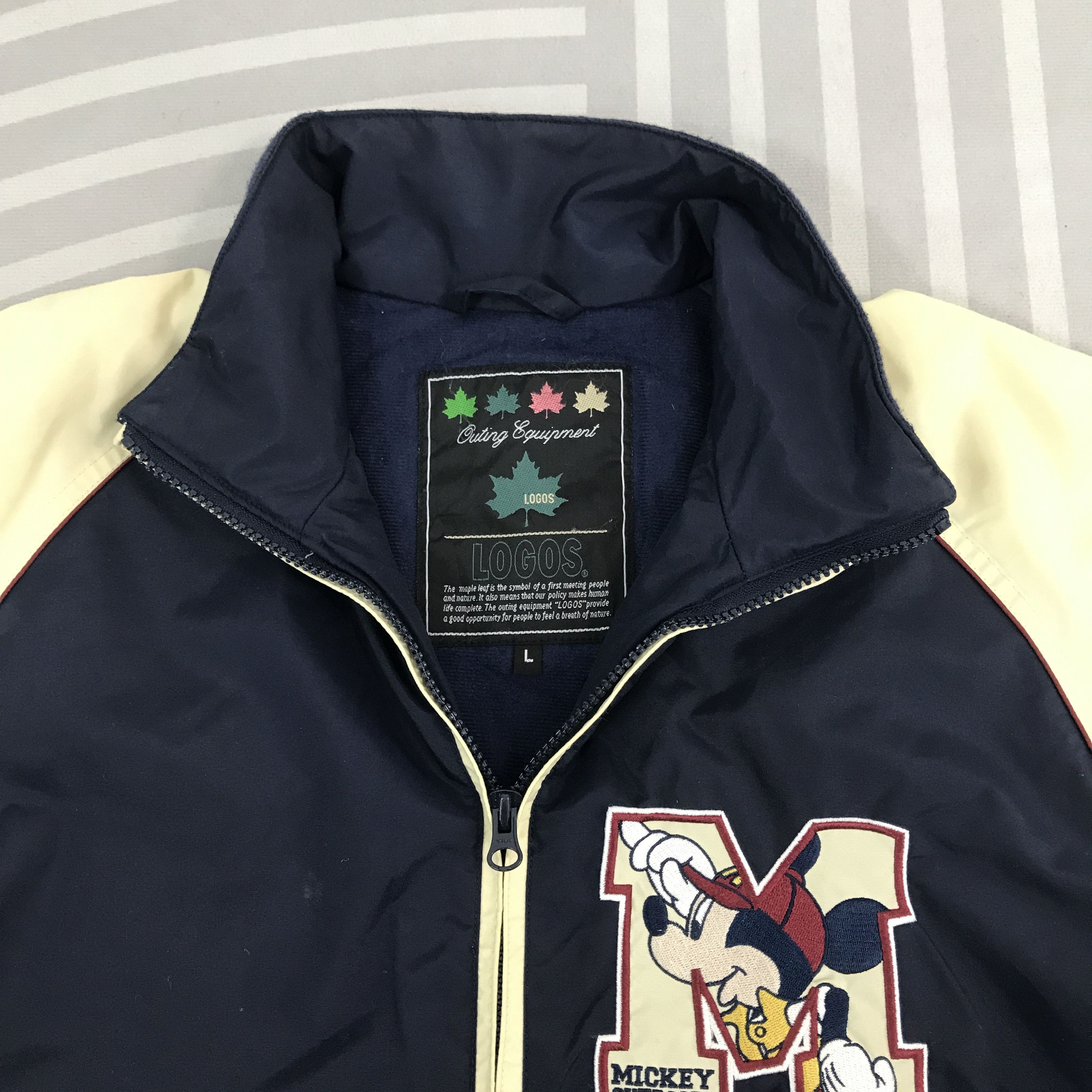 Japanese Brand × Mickey Mouse × Vintage Vintage Mickey Mouse x Logos outdoor jacket Size US L / EU 52-54 / 3 - 7 Thumbnail