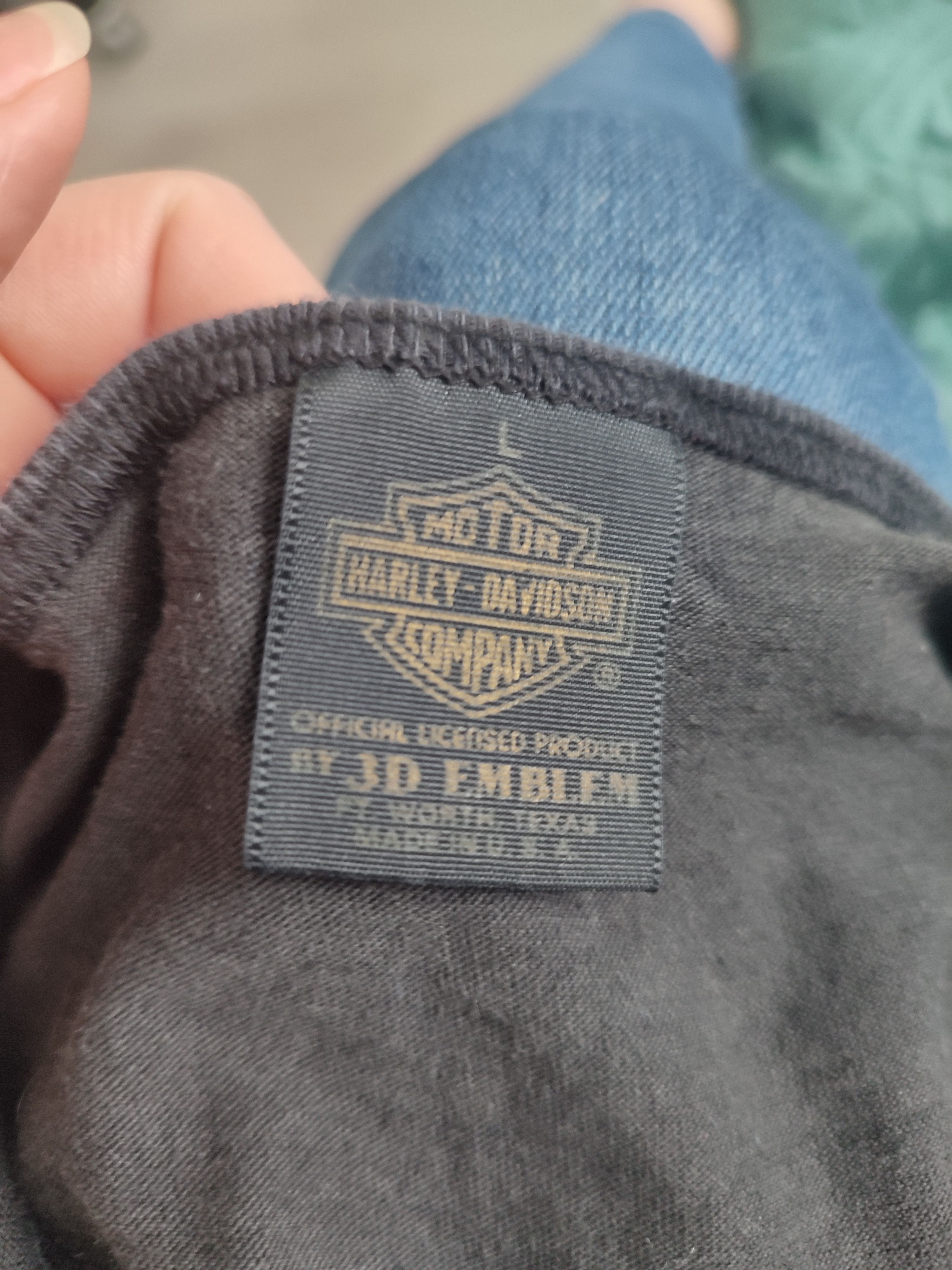 Harley Davidson Vintage 1984, 3D Emblem, tee women Size L / US 10 / IT 46 - 5 Thumbnail