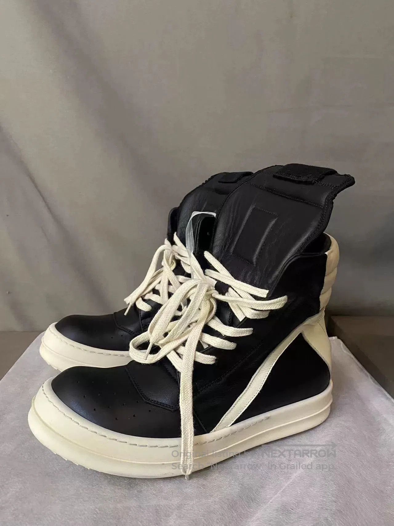 Rick Owens Rick Owens Leather Sneakers Size 36.5. Size US 6.5 / EU 39-40 - 2 Thumbnail