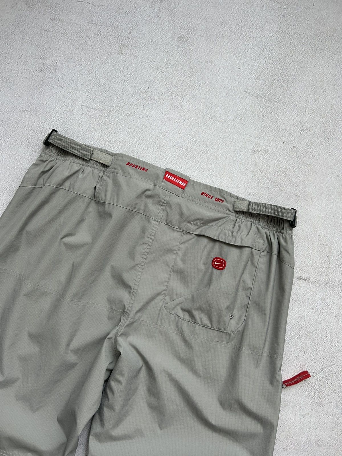 Nike × Vintage Nike Vintage 2000's 'Athletic 71' nylon man's shorts size XL Size US 36 / EU 52 - 11 Thumbnail