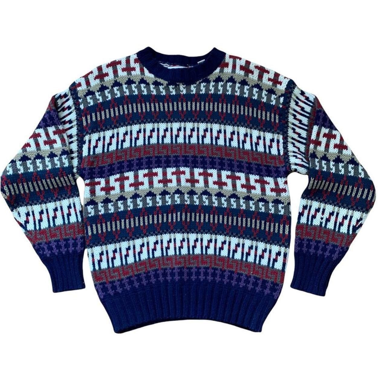 Vintage Vintage 90s Cozy Sweater Size US L / EU 52-54 / 3 - 1 Thumbnail