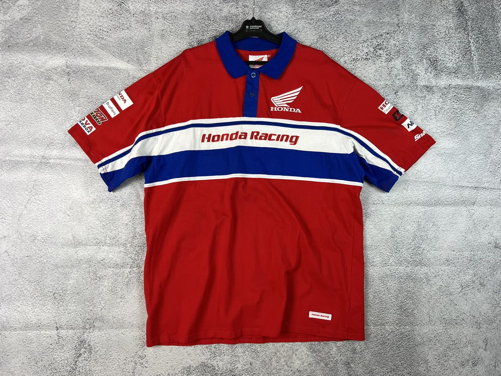 Honda Vintage Honda racing polo T-shirt Size US XXL / EU 58 / 5 - 2 Thumbnail