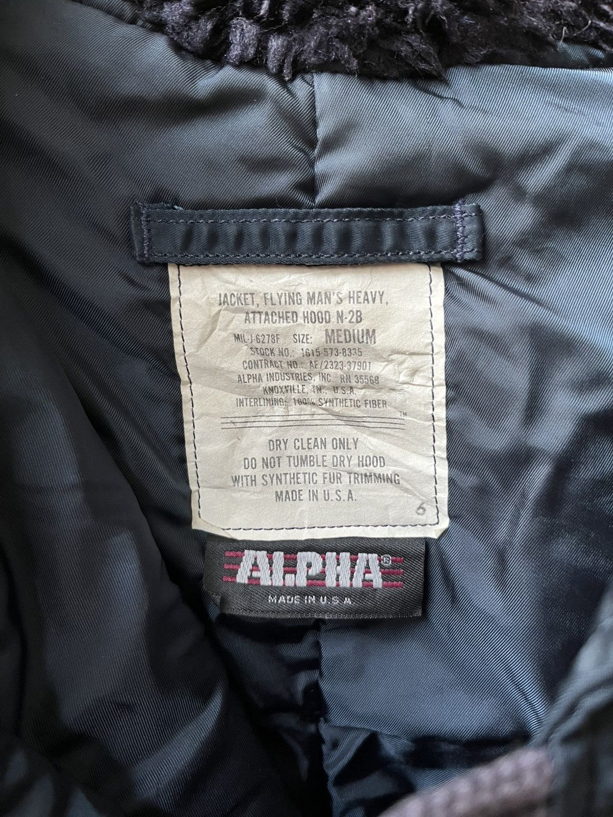 Alpha Industries Vintage 1960/1970s alpha industries flying jacket N-2B Size US M / EU 48-50 / 2 - 7 Thumbnail