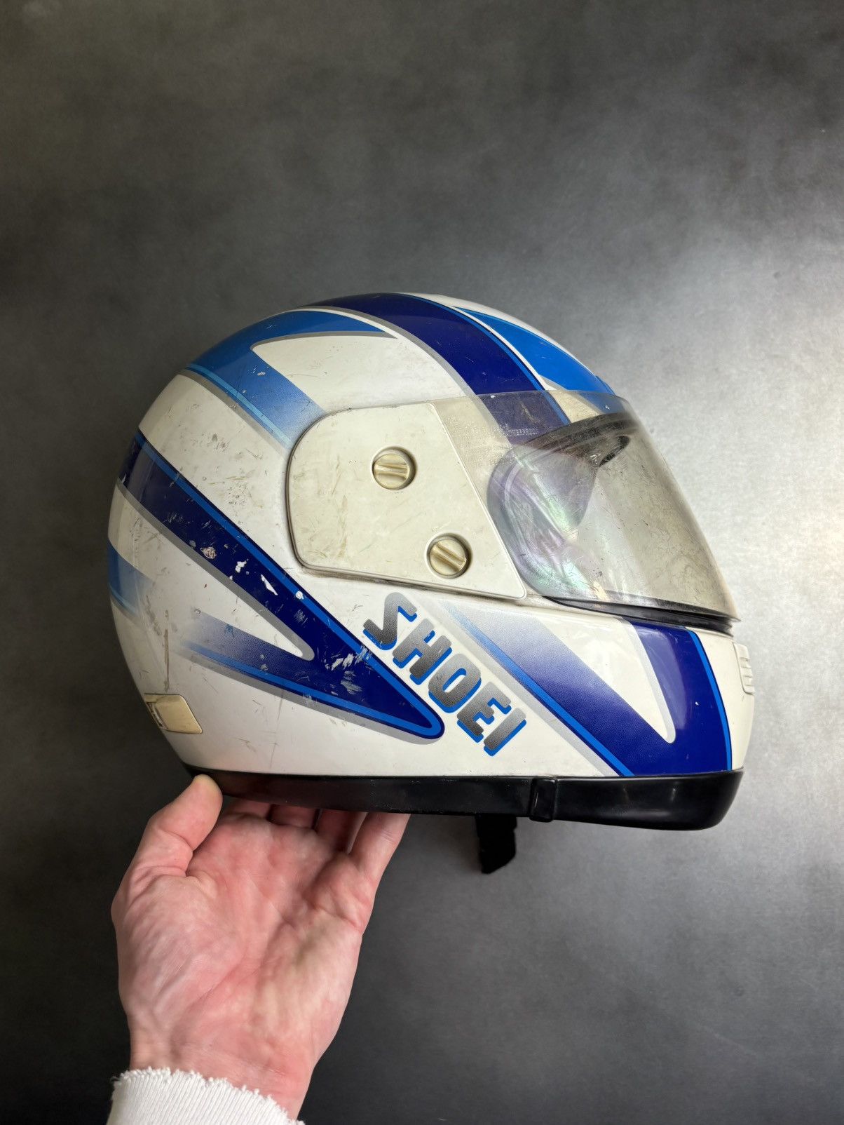Indian Motorcycle × Vintage Vintage Shoei SNELL M90 DOT 80s Vintage Motorcycle Helmet Size ONE SIZE - 3 Thumbnail