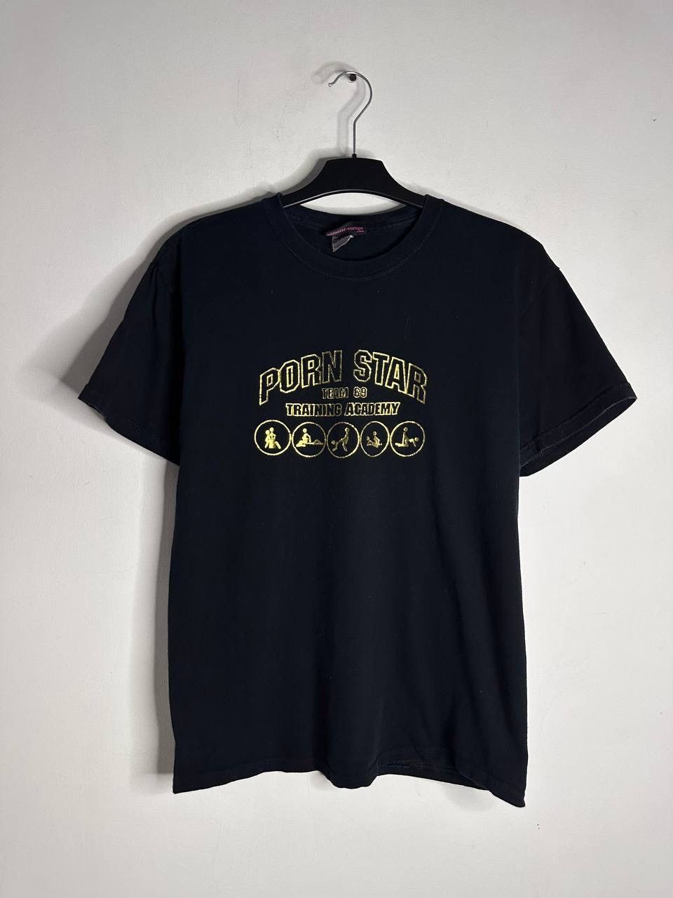 Porn Star Team 69 Skateboarding Graphic USA T-Shirt Y2K Sex