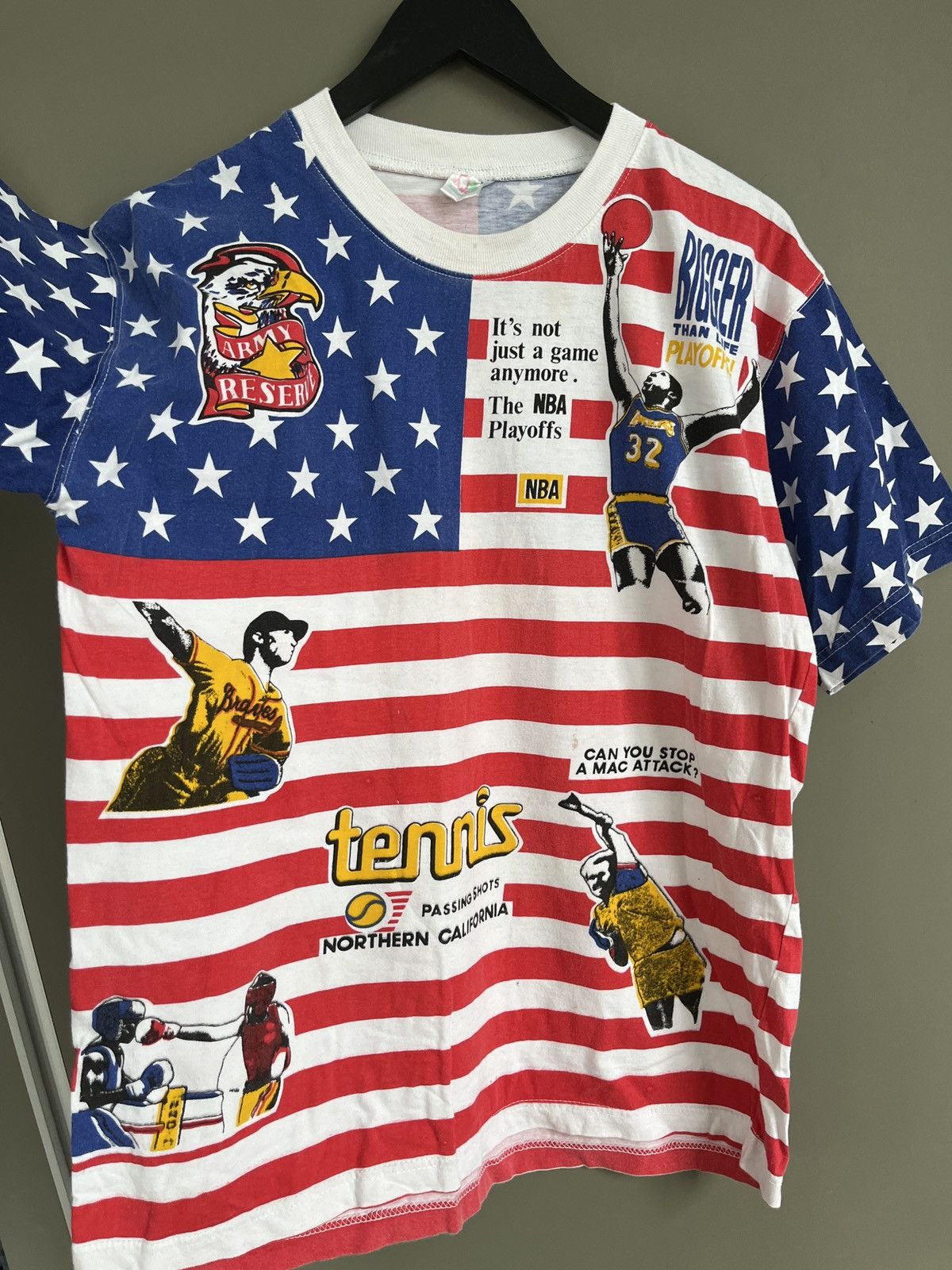 USA Olympics USA Full Printed AllOver Printed Sports Tenis NBA Basketball Size US L / EU 52-54 / 3 - 2 Thumbnail