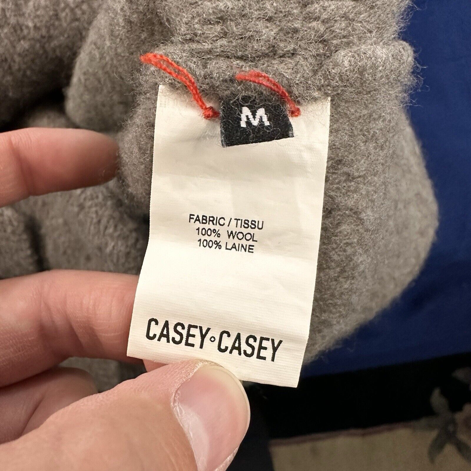 Casey Casey Casey Casey Mock Neck Sweater M Cashmere Hand Made Gray Wool Size M / US 6-8 / IT 42-44 - 6 Thumbnail