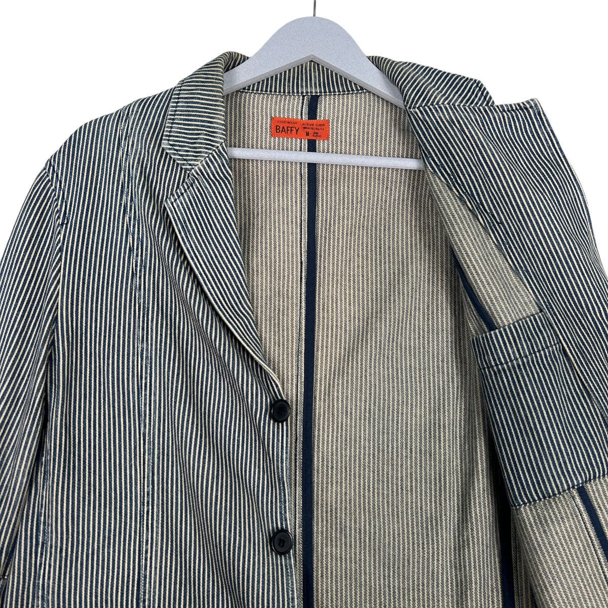 Japanese Brand 🔥 BAFFY HIKORY STRIPE CHORE JACKET Size US M / EU 48-50 / 2 - 10 Thumbnail