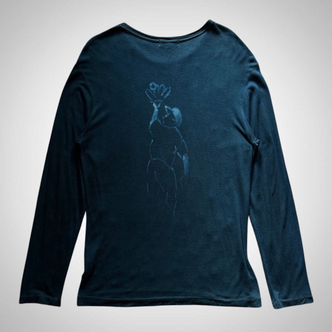 Yohji Yamamoto Yohji Yamamoto Pour Homme S/S 06 Baseball Indigo Dyed LS Size US L / EU 52-54 / 3 - 2 Thumbnail
