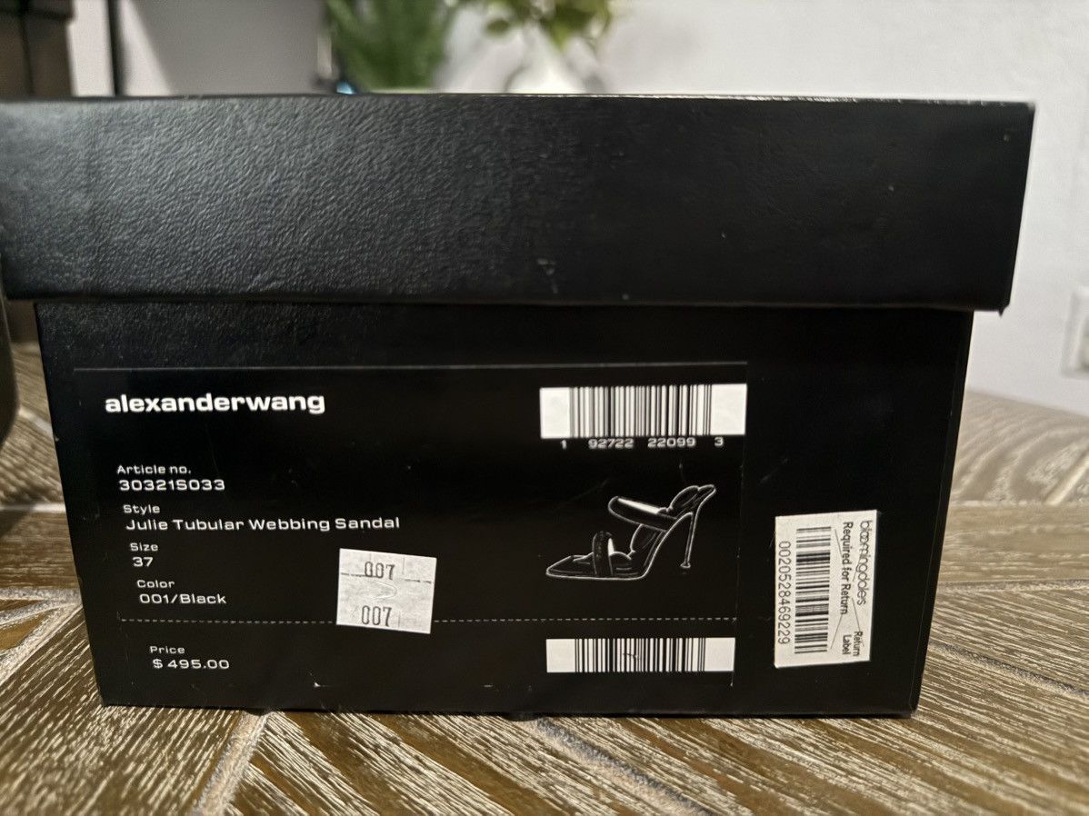 Alexander Wang Alexander Wang Black Strappy Sandals Size US 7 / IT 37 - 1 Thumbnail