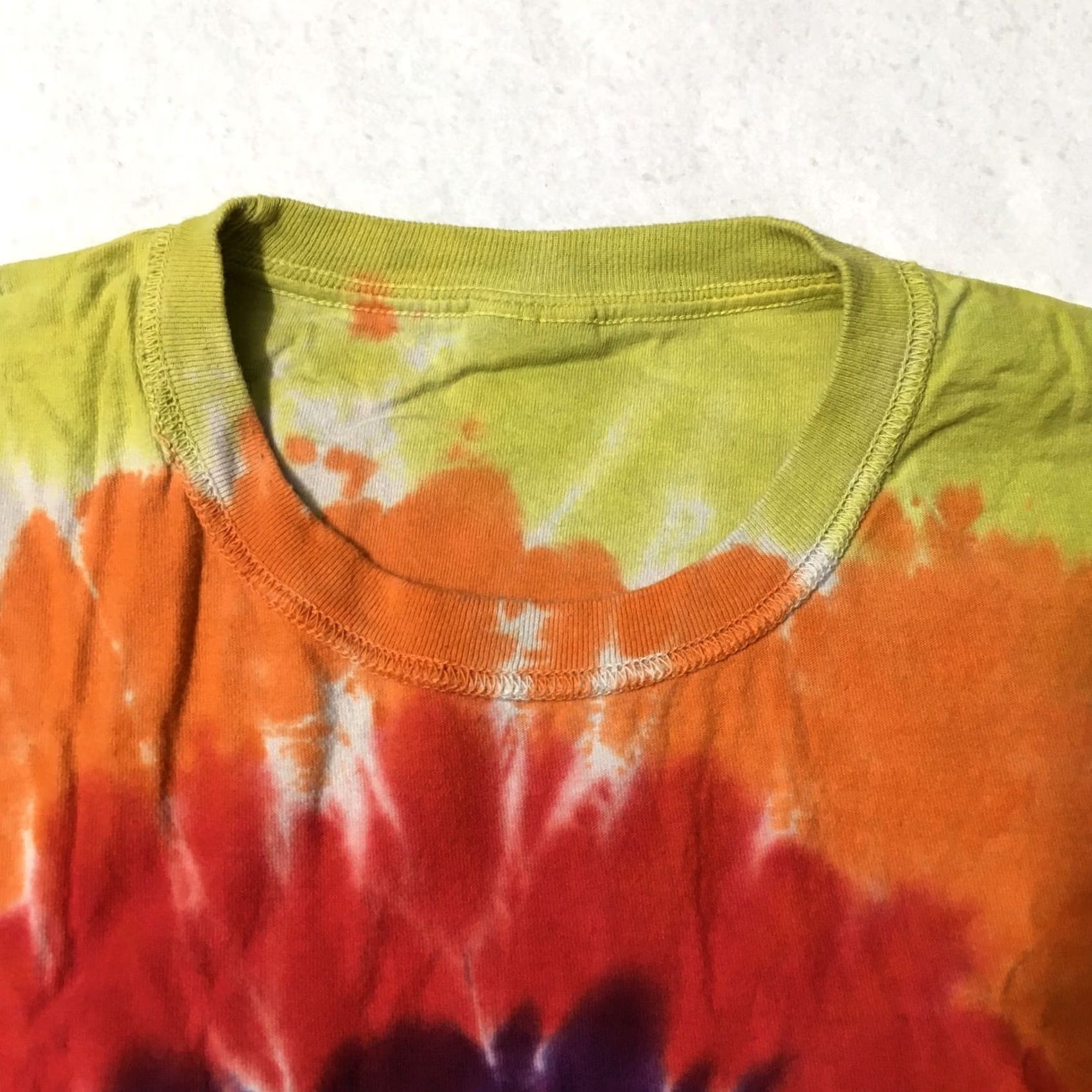 Port & Company Port & Company Shirt Mens 2XL Tie-Dye Peace Dream Love Ski Crew Neck Tee Size US XXL / EU 58 / 5 - 2 Thumbnail