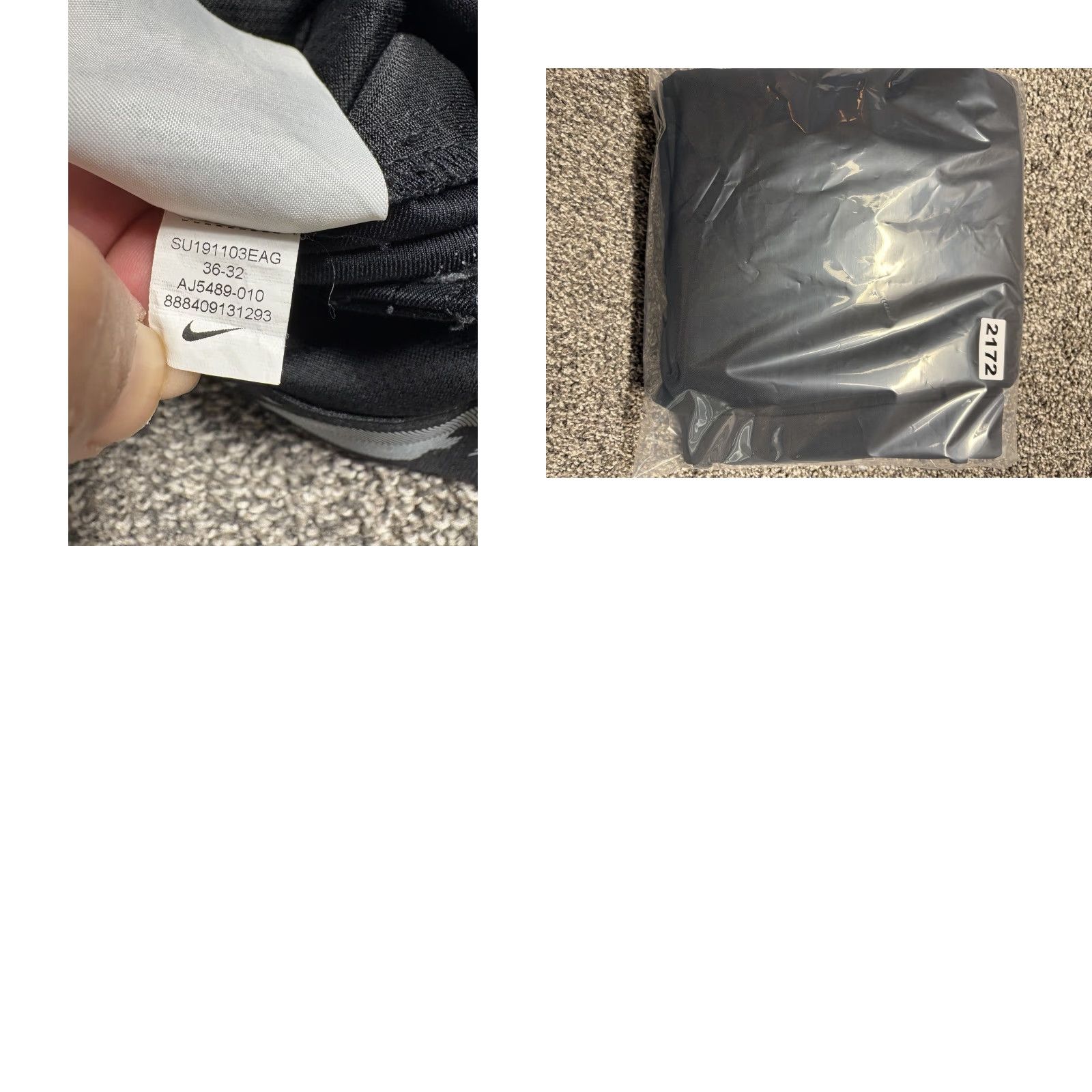 Nike Nike Flex Hybrid Golf Pants Men 36x32 Black Chino Stretch Athletic Pockets Belt Loops Front Flat Front Dri-FIT Size US 36 / EU 52 - 9 Thumbnail