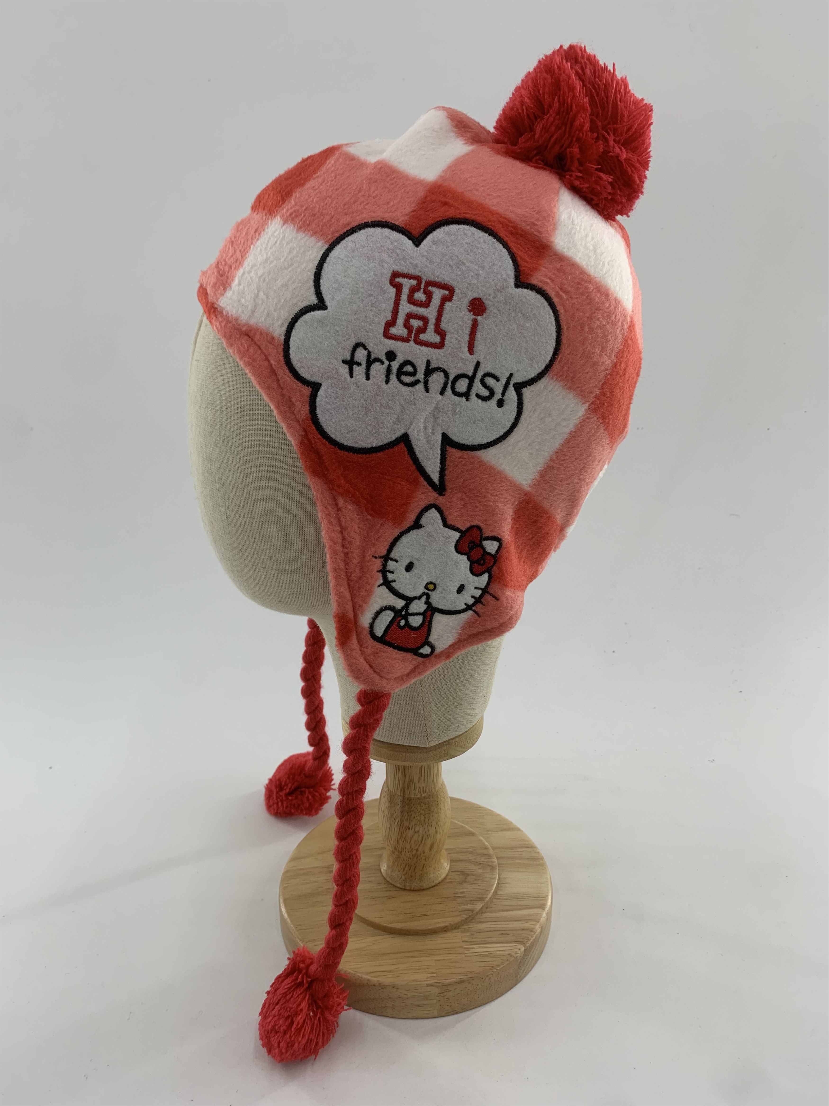Anime × Disney × Vintage Hello Kitty Beanie Hat Snowcap Size ONE SIZE - 1 Thumbnail