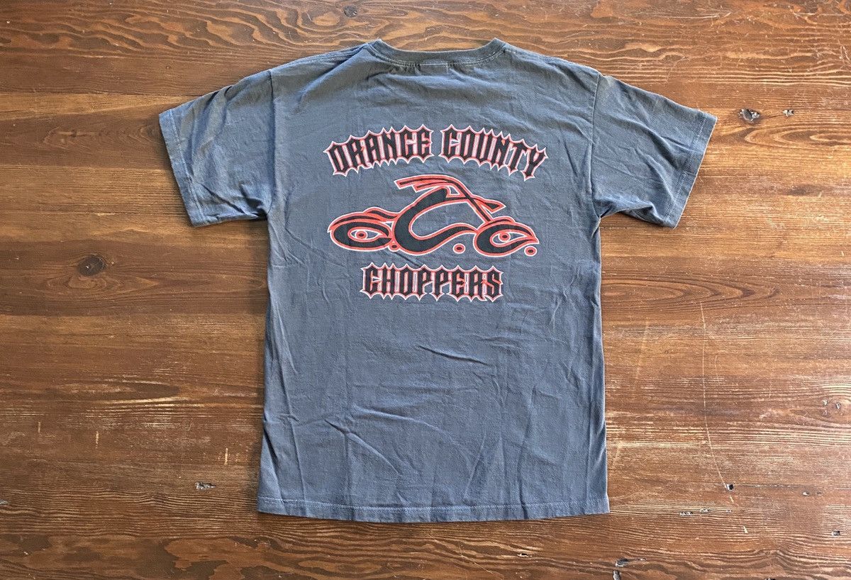 Vintage Vintage 2003 Y2K Orange County Chopper Double Sided Grey Tee Size US M / EU 48-50 / 2 - 1 Thumbnail