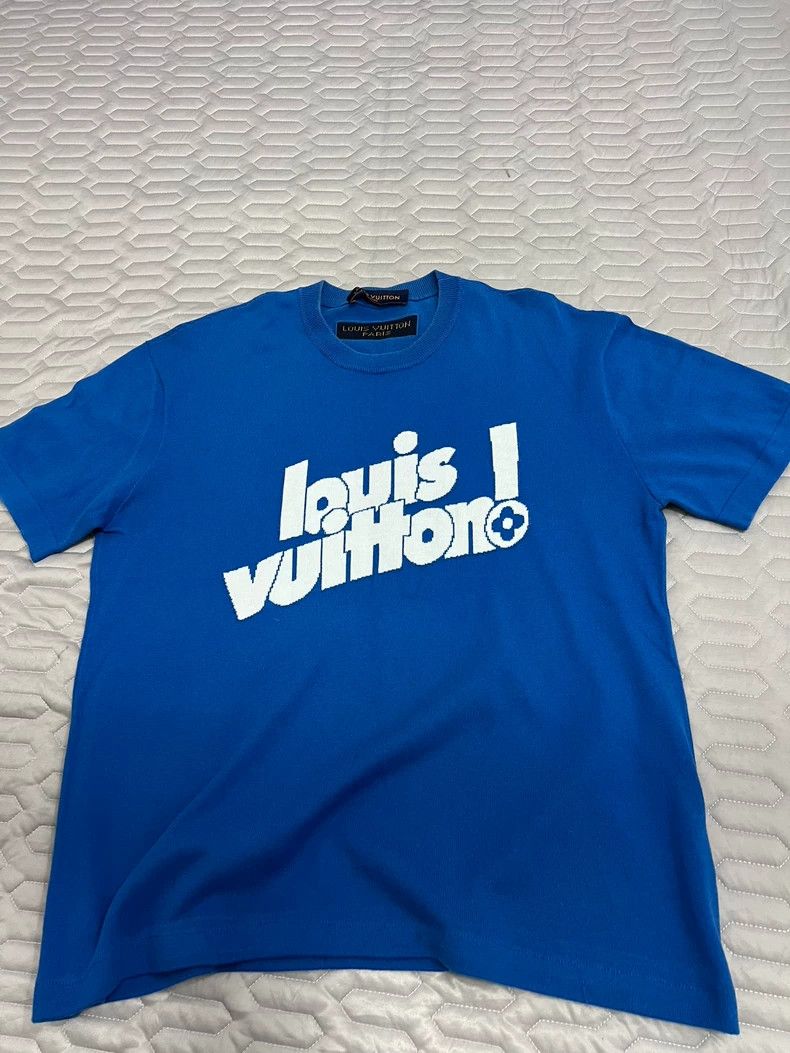Louis Vuitton Louis Vuitton Knitted logo short sleeves Size US M / EU 48-50 / 2 - 1 Thumbnail