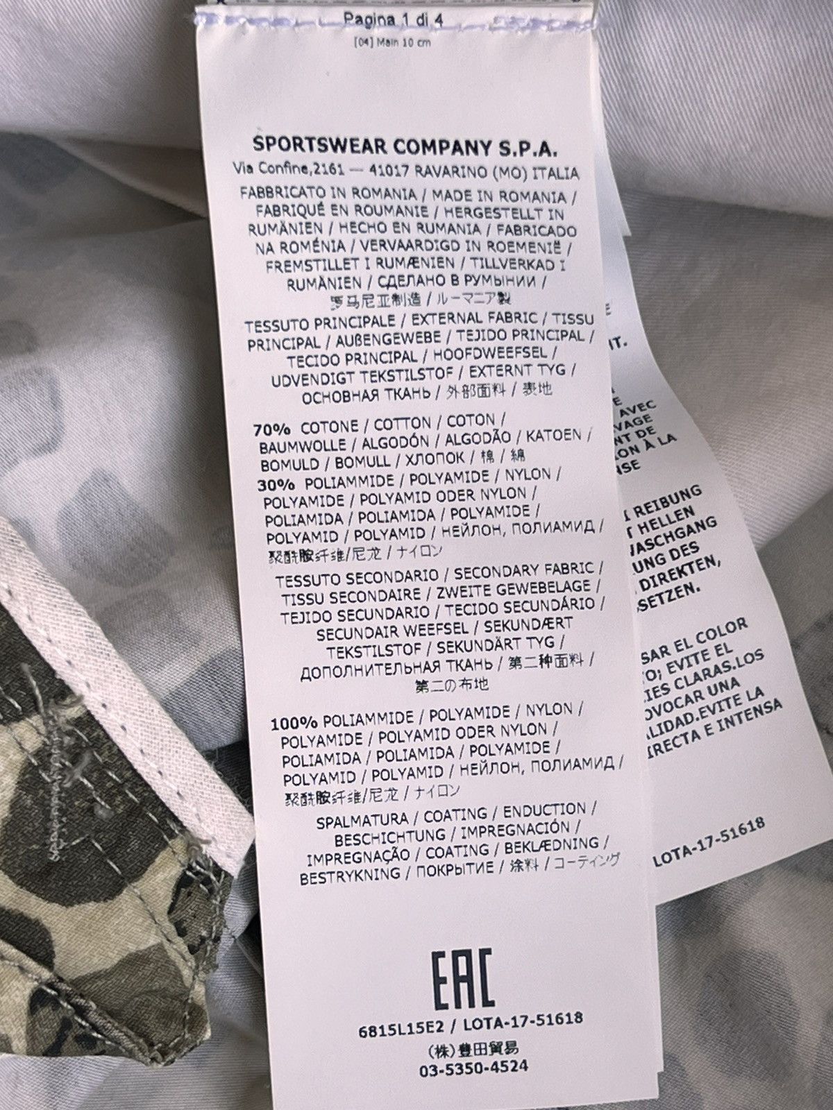 Stone Island Stone Island Alligator Camo Cargo Shorts Type RE W30 croc Size US 30 / EU 46 - 20 Thumbnail