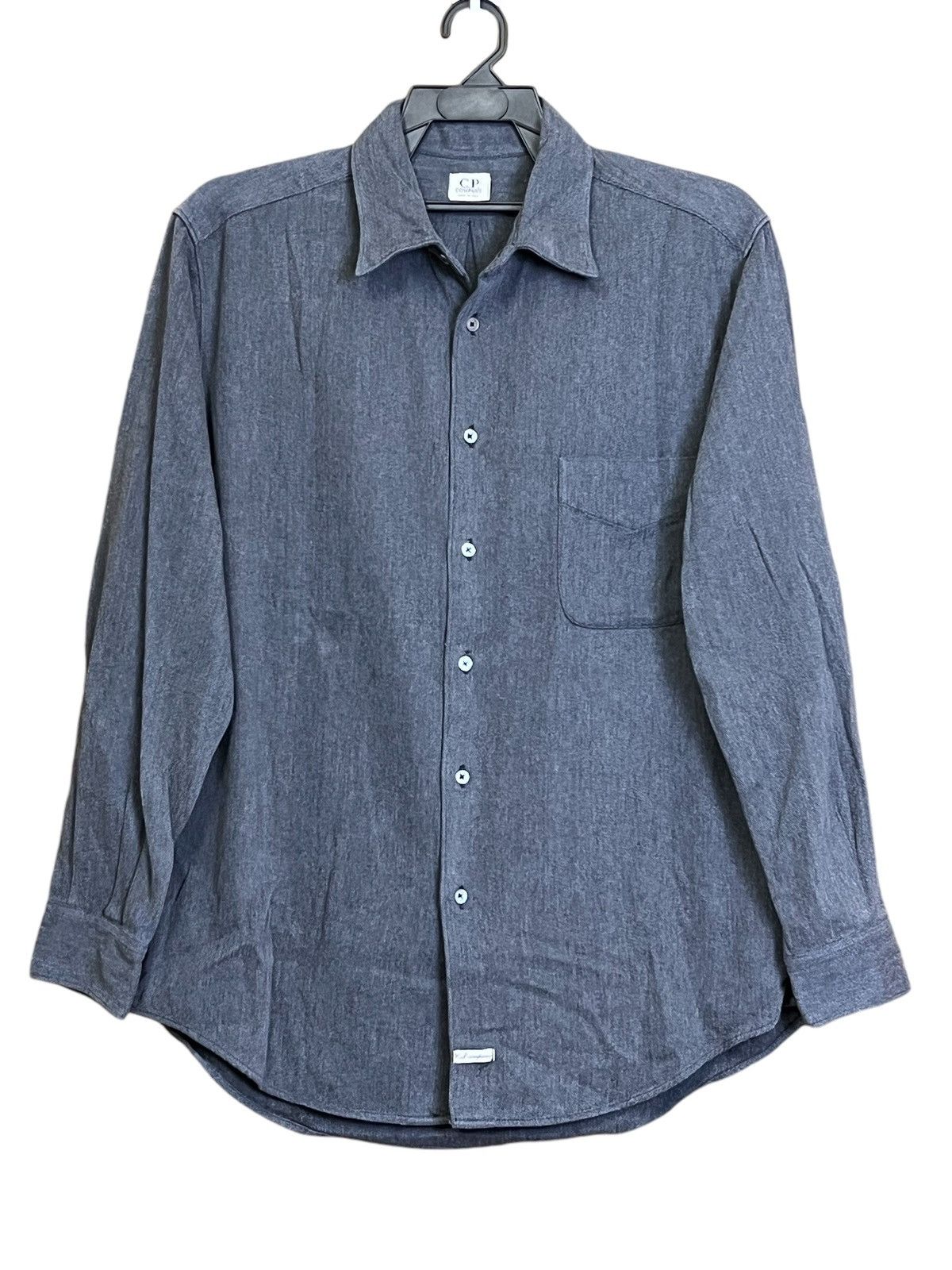 C.P. Company VINTAGE C.P COMPANY FLANNEL BUTTON UPS SHIRT Size US XL / EU 56 / 4 - 1 Thumbnail