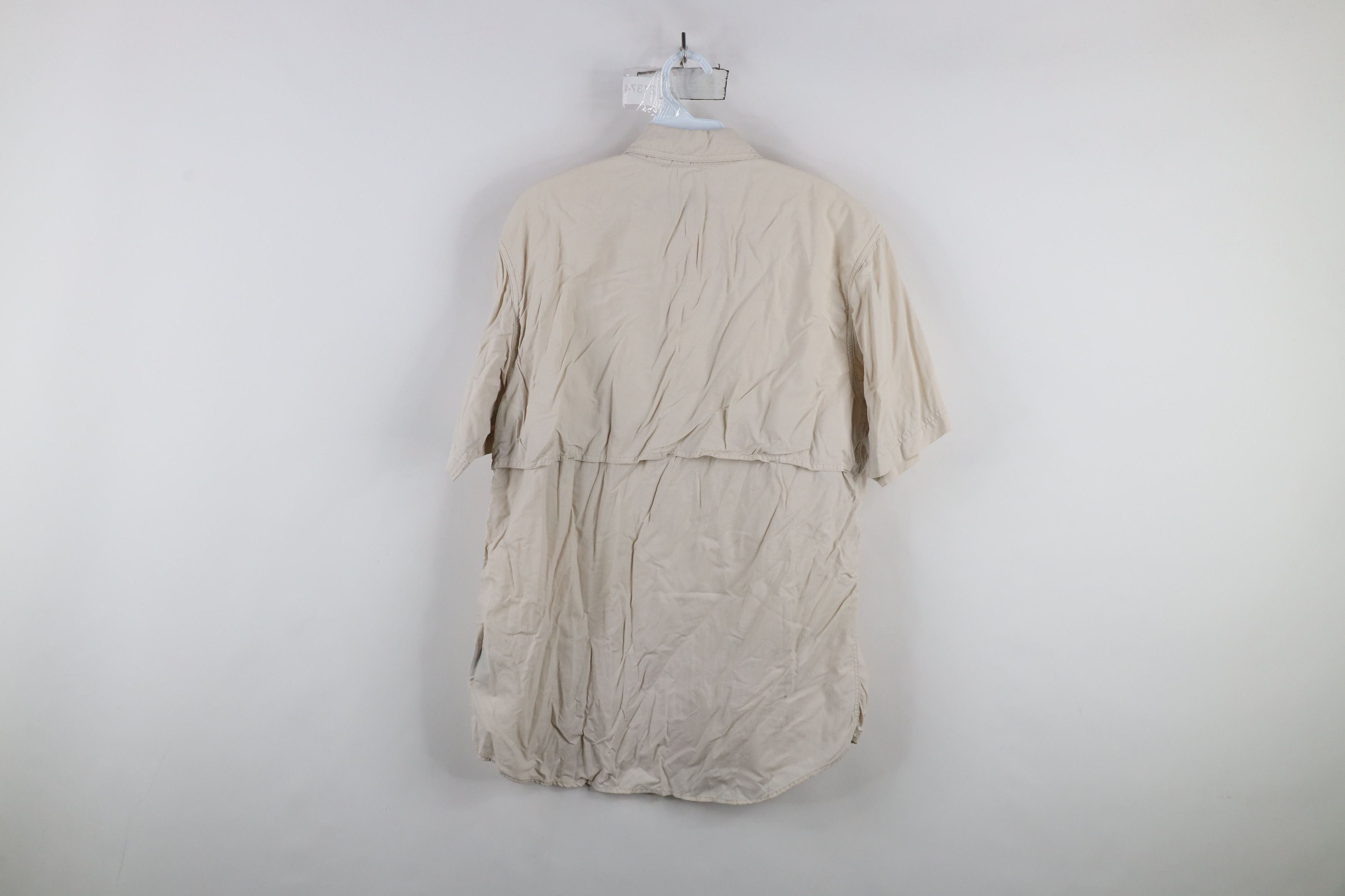 Royal Robbins × Vintage Vintage 90s Royal Robbins Ripstop Short Sleeve Button Shirt Size US S / EU 44-46 / 1 - 11 Thumbnail