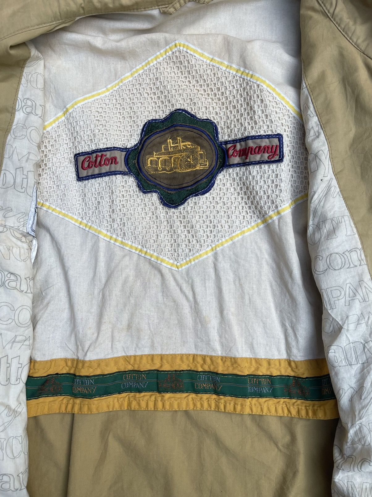 Vintage Vintage Cotton Company NYC Jacket – Yellow Hood Mesh Lining Size US L / EU 52-54 / 3 - 3 Thumbnail