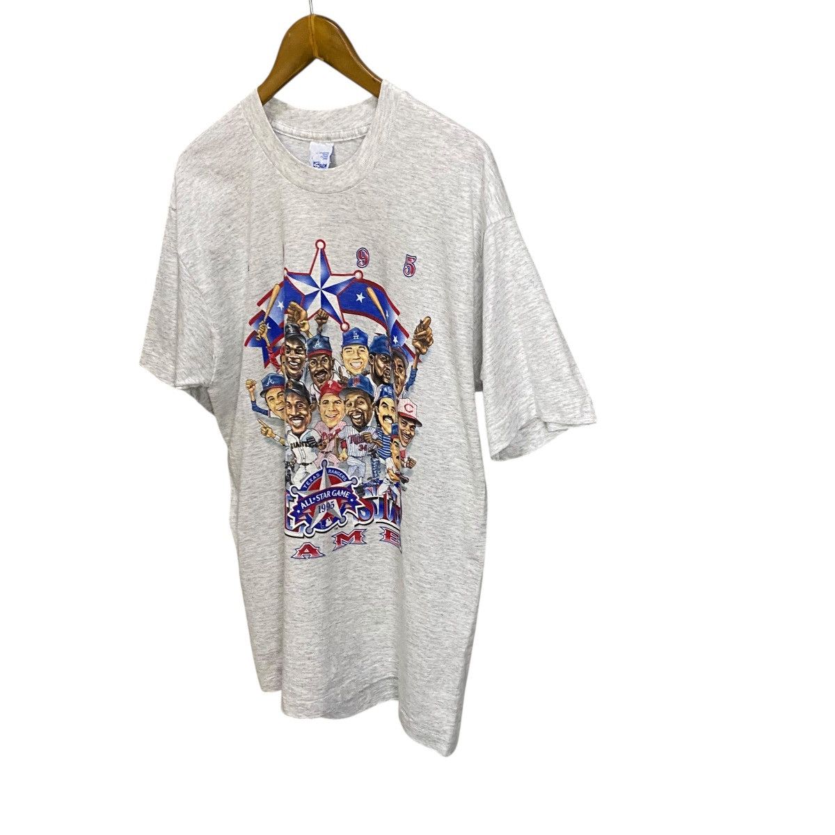 Vintage Deadstock 💥💥Vintage 90 MLB Texas Ranjer tee Size US L / EU 52-54 / 3 - 3 Thumbnail