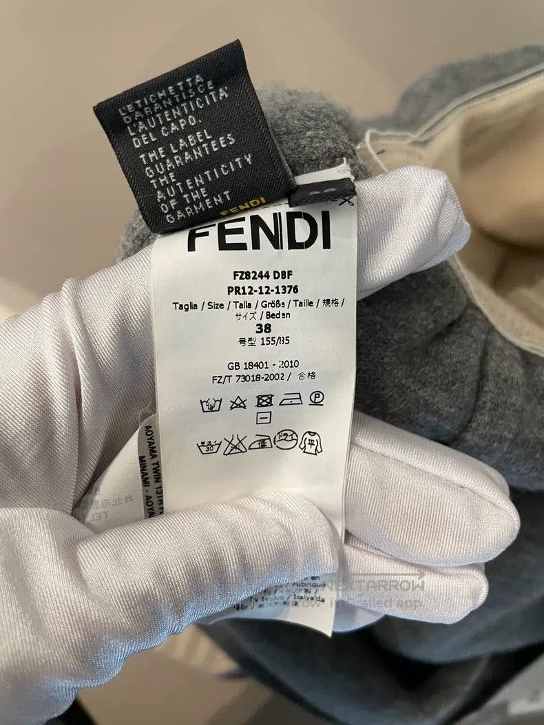 Fendi Fendi Beige wool angora rabbit fur dress Size XS / US 0-2 / IT 36-38 - 7 Thumbnail