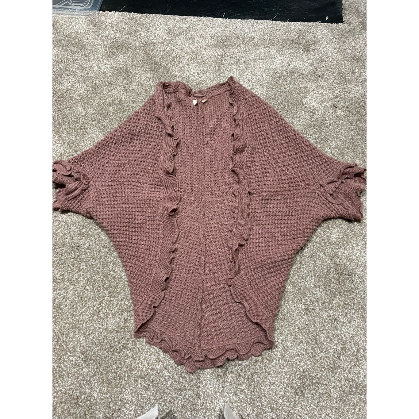 Anthropologie Anthropologie moth cardigan sweater scalloped edge waffle kn Size S / US 4 / IT 40 - 8 Thumbnail