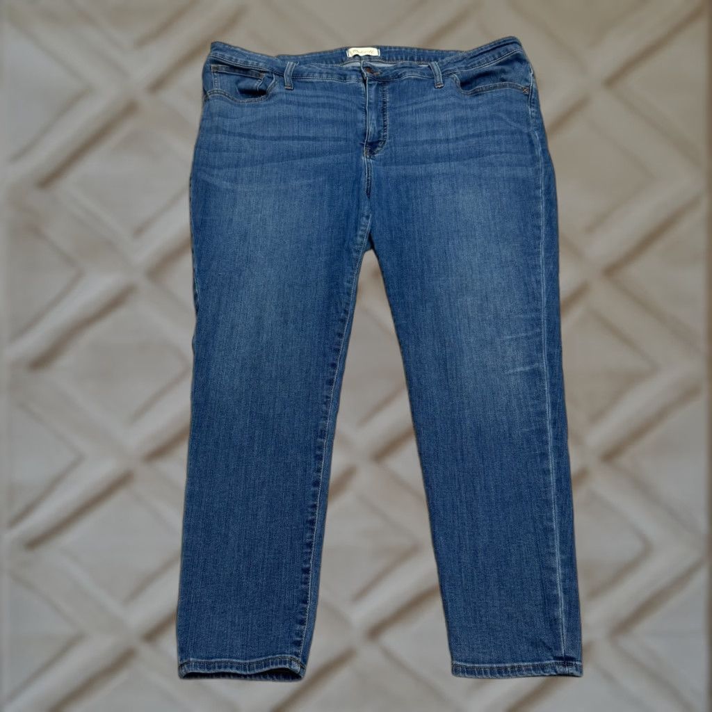Madewell Madewell Jeans Womens 36 Blue Medium Wash Stretch 9" Mid Rise Skinny Denim Classic Slim Fit City Streetwear Women Size 25" / US 0 / IT 36 - 1 Thumbnail