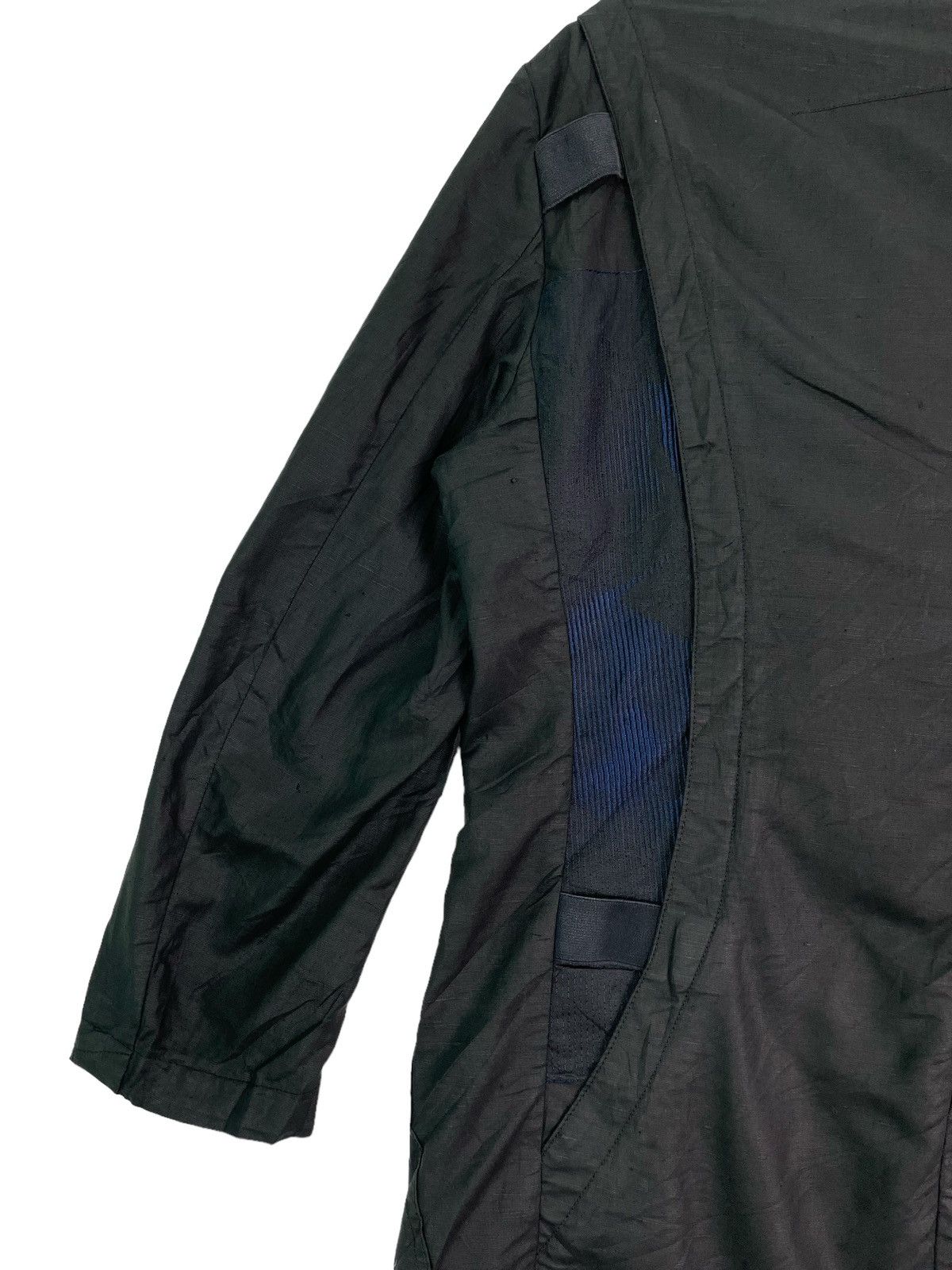 Vintage Vtg 90s E-Play boro stitch design part coated black jacket Size US XL / EU 56 / 4 - 7 Thumbnail