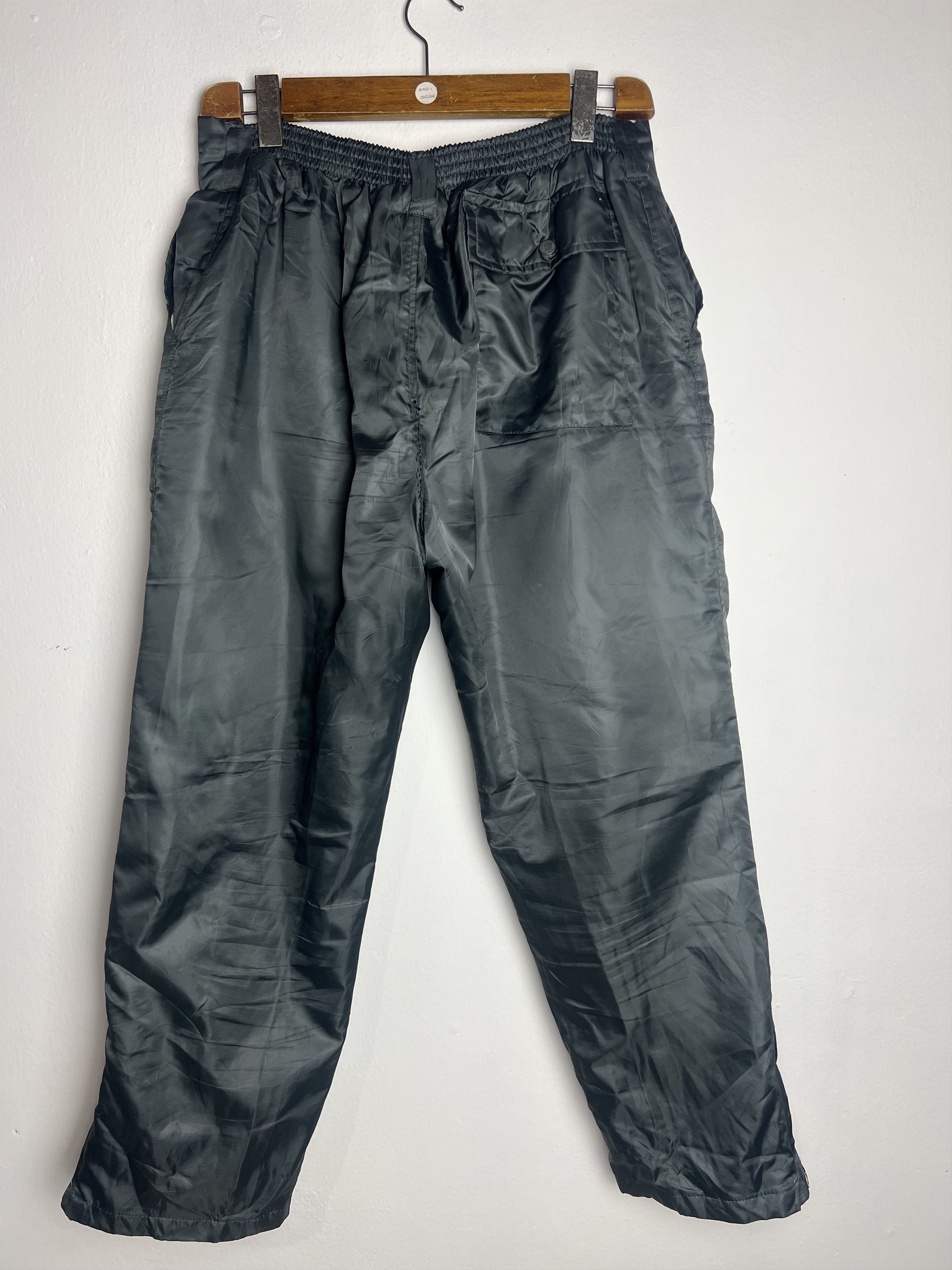 Japanese Brand Vintage Japan Anytime Black Nylon Ski Pant Size US 34 / EU 50 - 2 Thumbnail