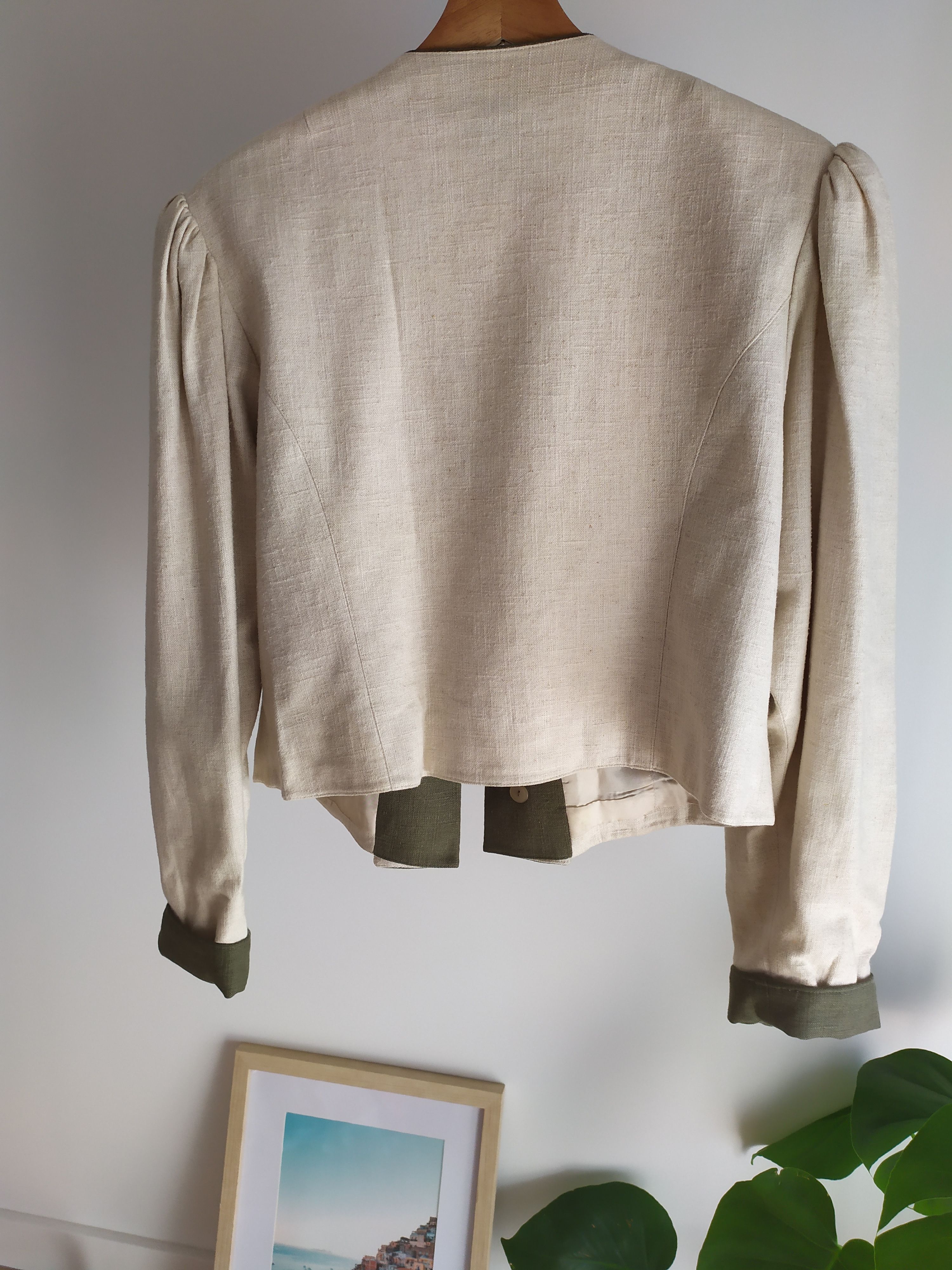 The Difference women's Bavarian country linen jacket blazer L drindl folk Size L / US 10 / IT 46 - 4 Thumbnail