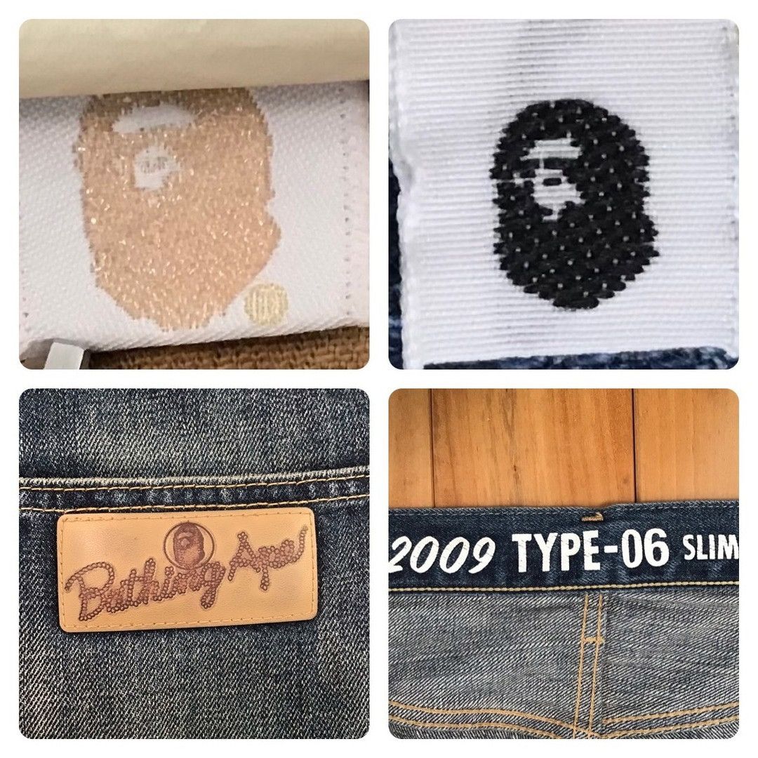 Bape BAPE ABC camo College logo DAMAGE DENIM PANTS APE ★size M Size US 32 / EU 48 - 10 Thumbnail