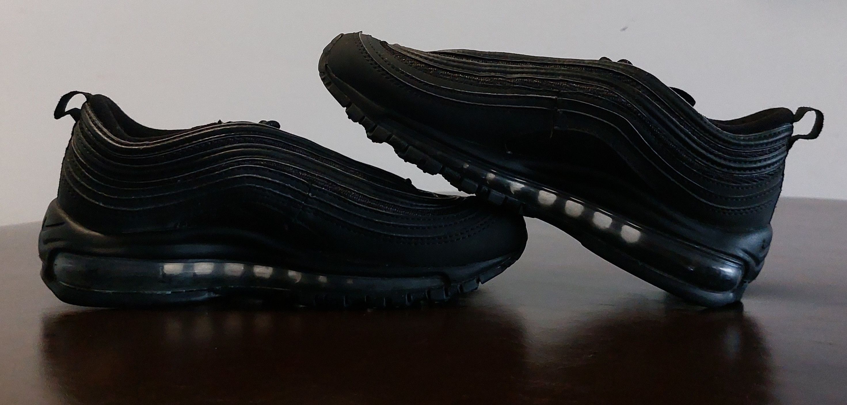 Nike Nike Air Max 97 OG Triple Black (GS) Size US 6.5 / IT 36.5 - 3 Thumbnail