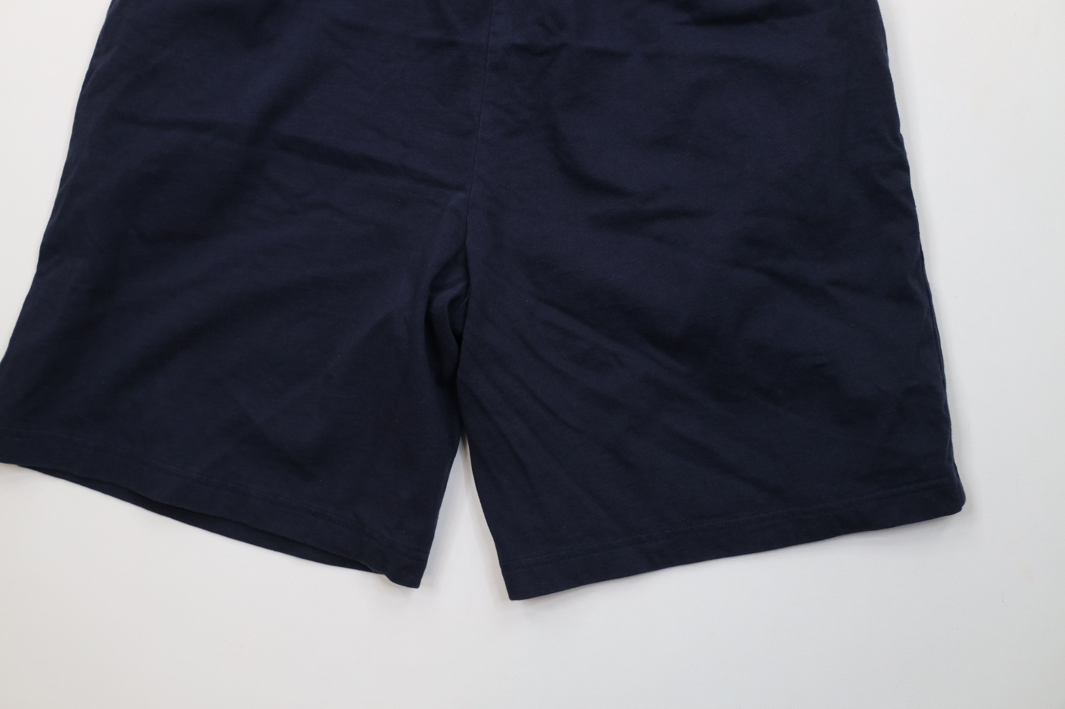 Fila Vintage 90s FILA Spell Above Knee Shorts Navy Blue Cotton Size US 34 / EU 50 - 11 Thumbnail