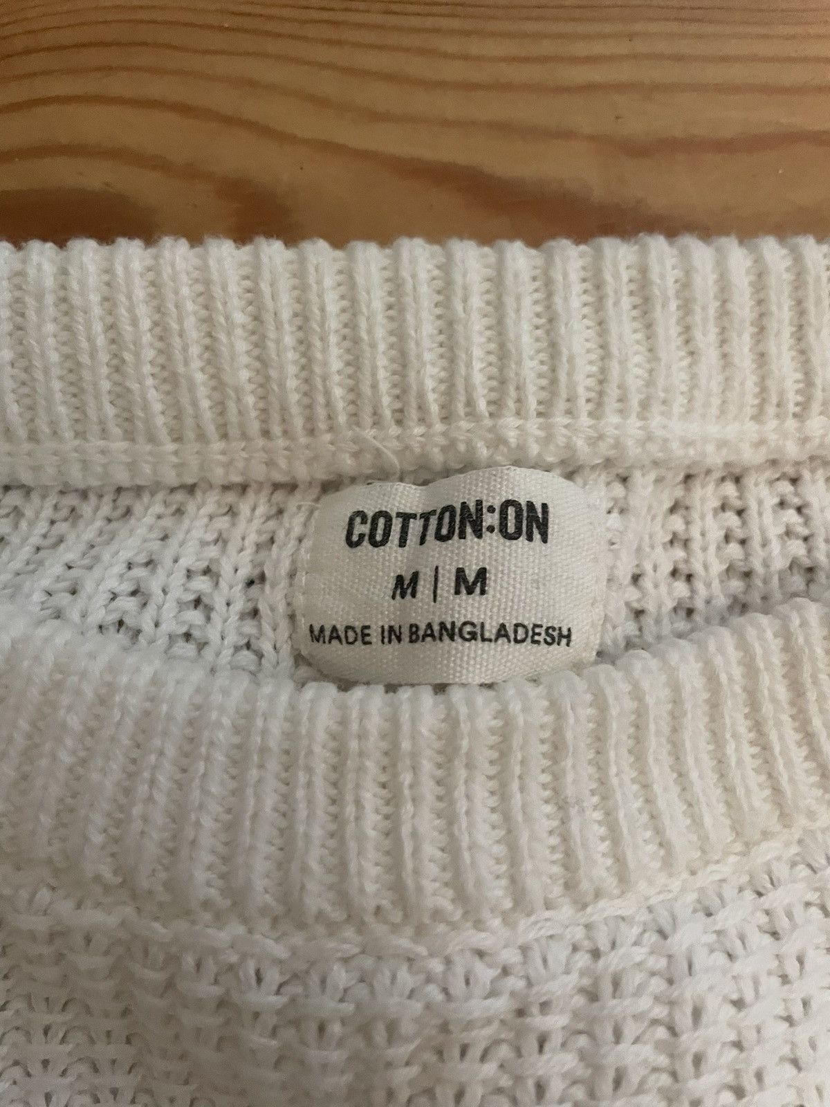 Cotton On White knit sweater Size M / US 6-8 / IT 42-44 - 2 Thumbnail