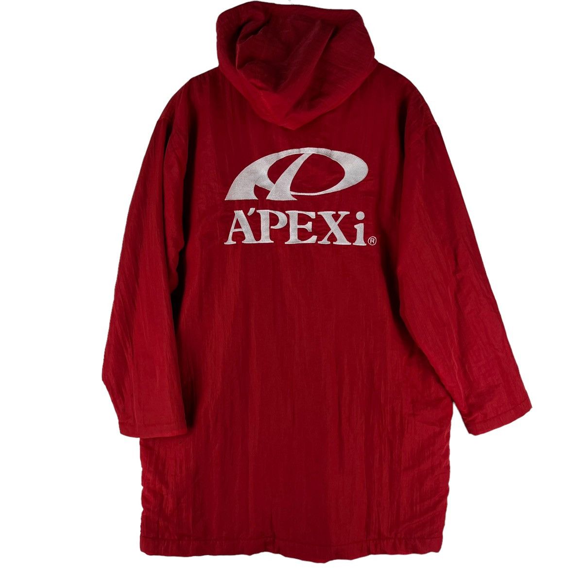 Japanese Brand 🔥VINTAGE LONG JACKET COACH A’PEXI HOODIE BIG LOGO Size US L / EU 52-54 / 3 - 1 Thumbnail