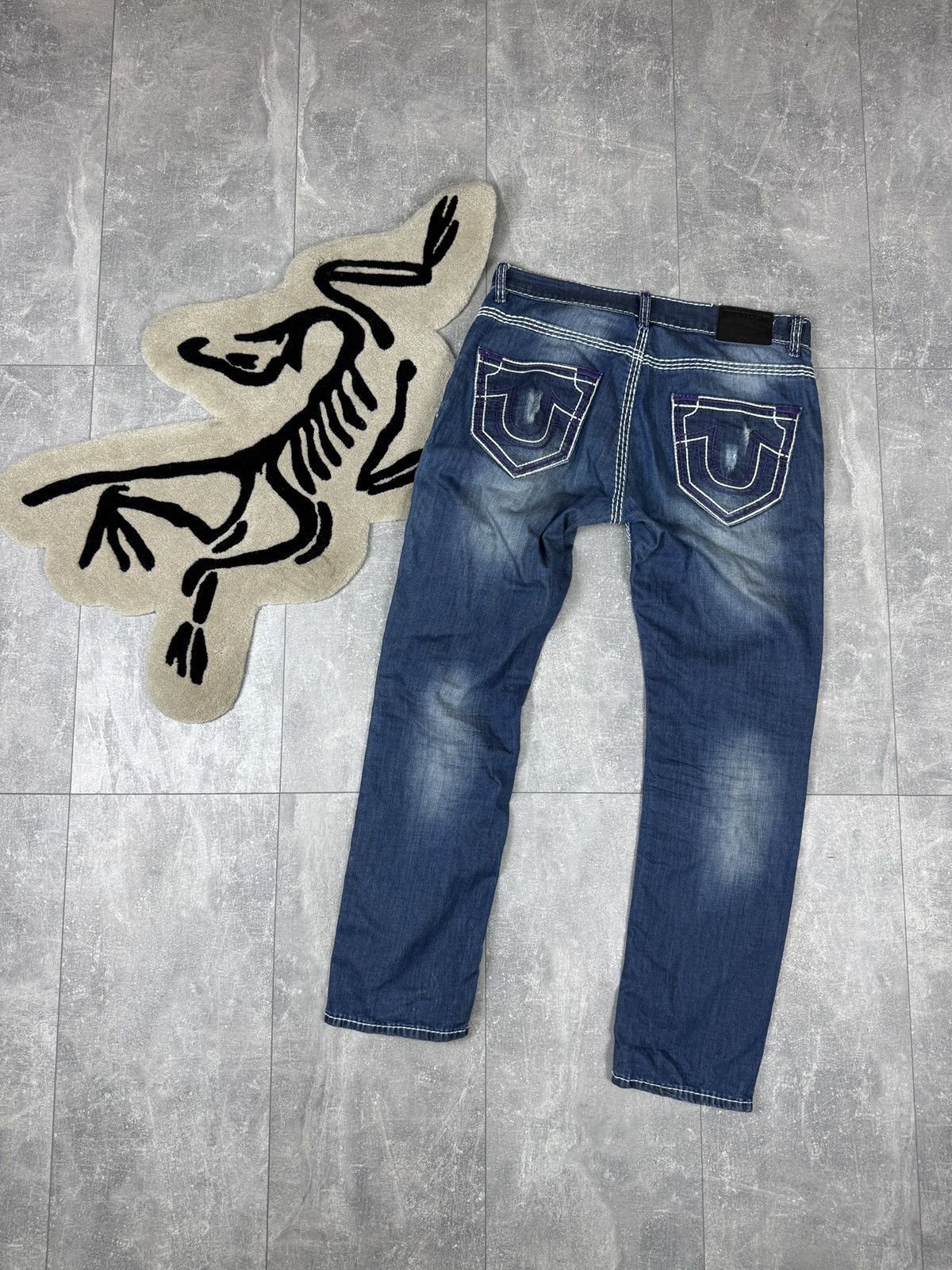 True Religion Mens Vintage True Religion baggy jeans denim pants y2k rare Size US 34 / EU 50 - 1 Thumbnail