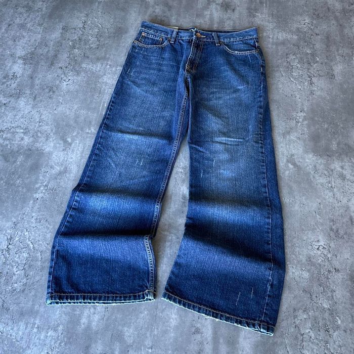 Japanese Brand Vintage Y2K Super Baggy DHJC Denim Jeans Skater Jnco ...