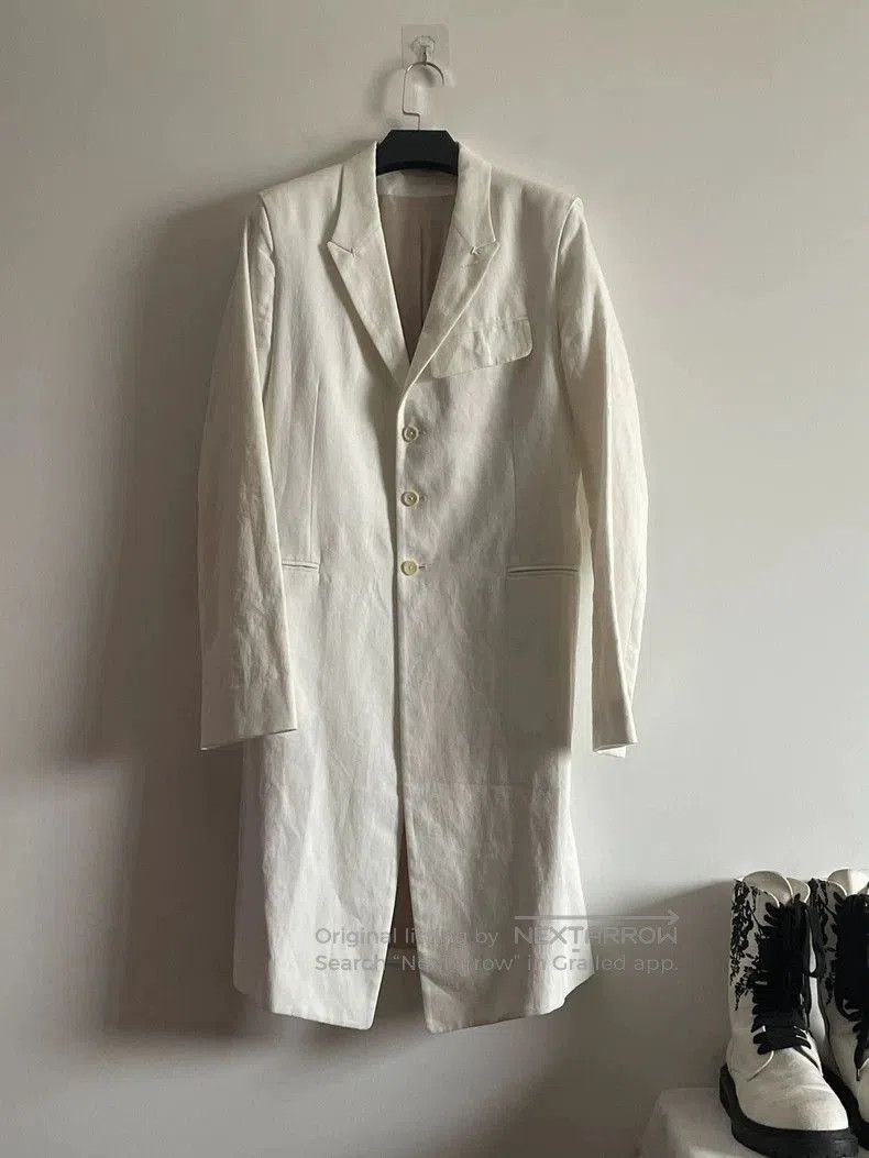 Ann Demeulemeester Ann Demeulemeester S/S15 White Trench. Size US XXS / EU 40 - 4 Thumbnail