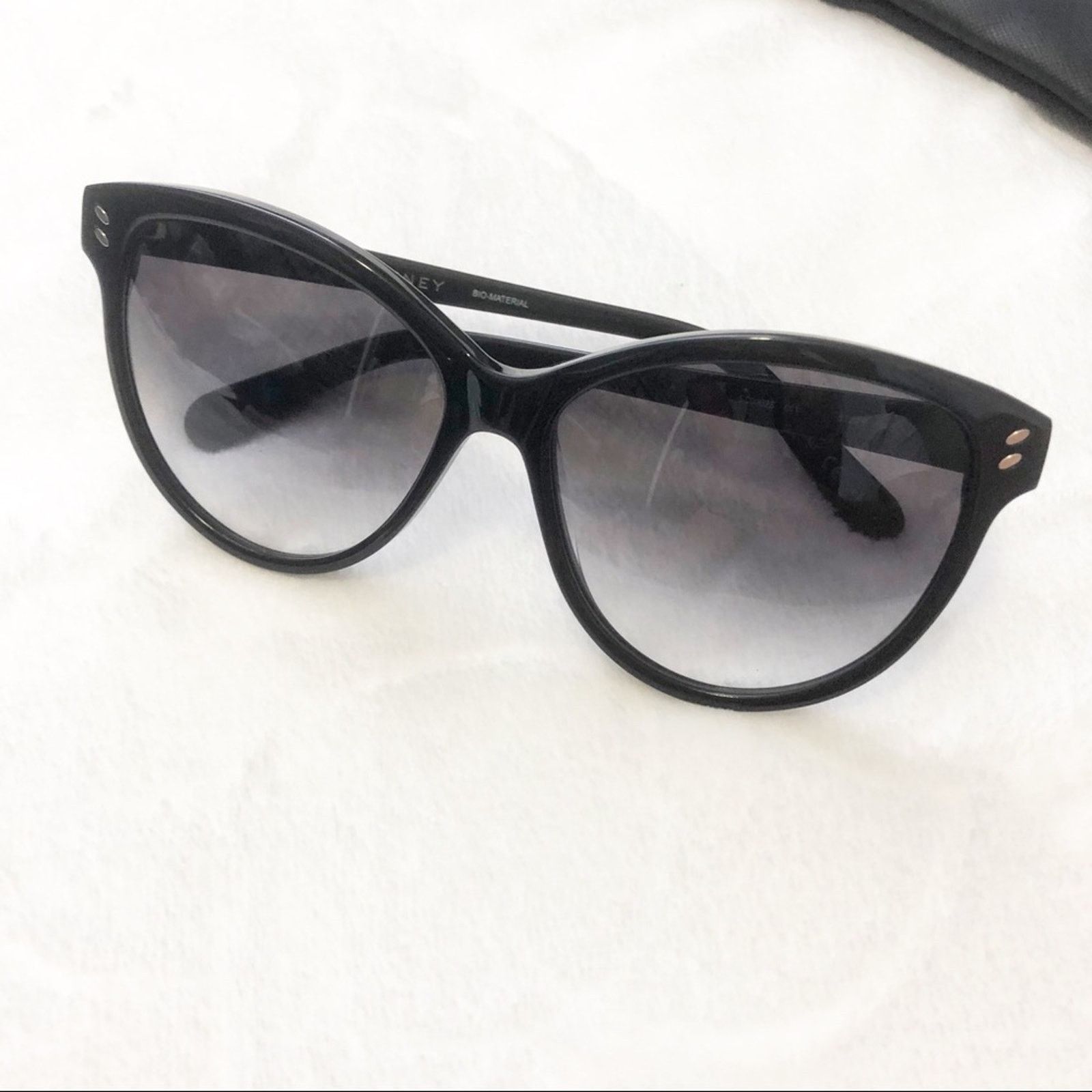 Stella McCartney Stella McCartney black cat eye sunglasses oversized 57mm Size ONE SIZE - 3 Thumbnail